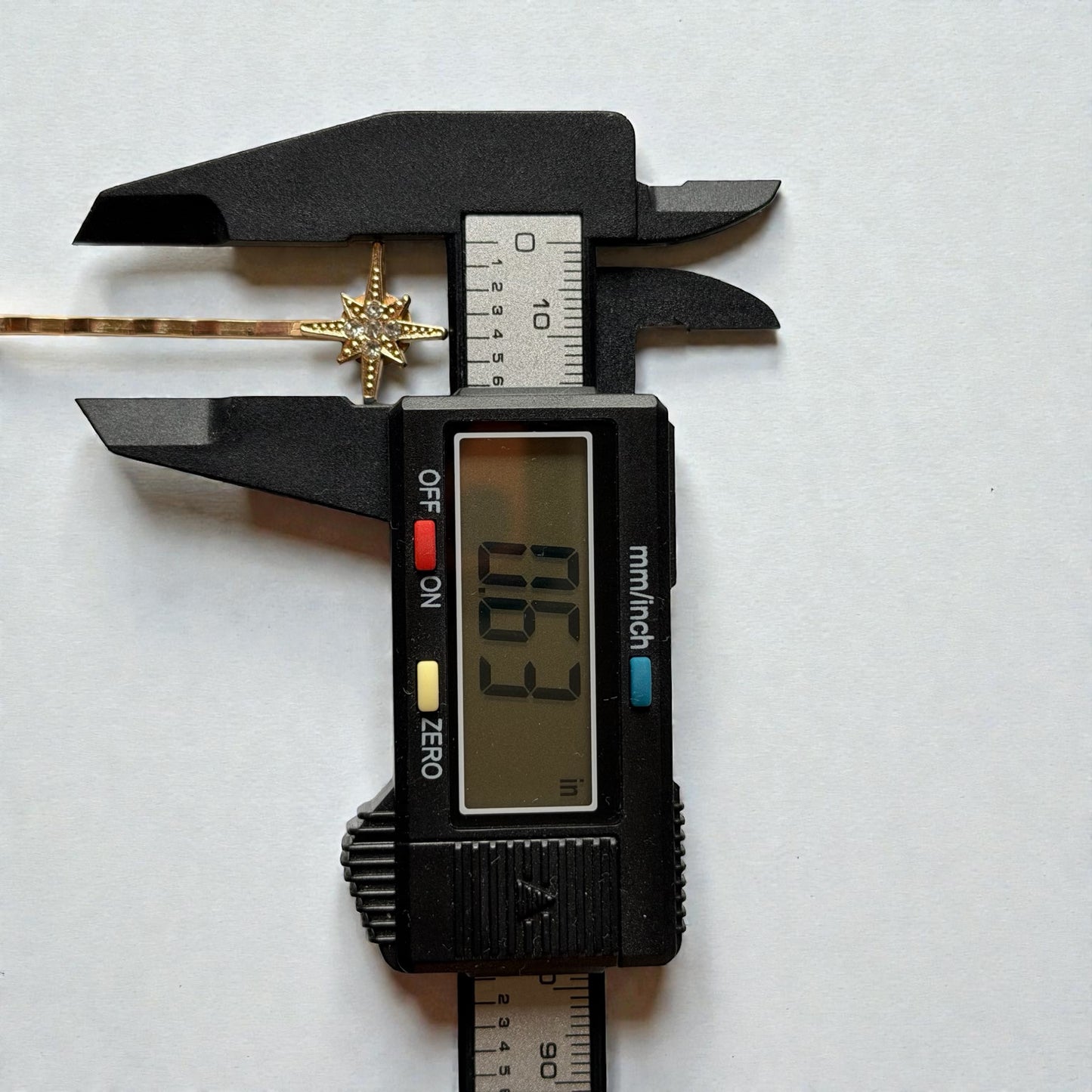 North Star Rhinestone Hair Pins – Gold Celestial Vintage Hair Clips