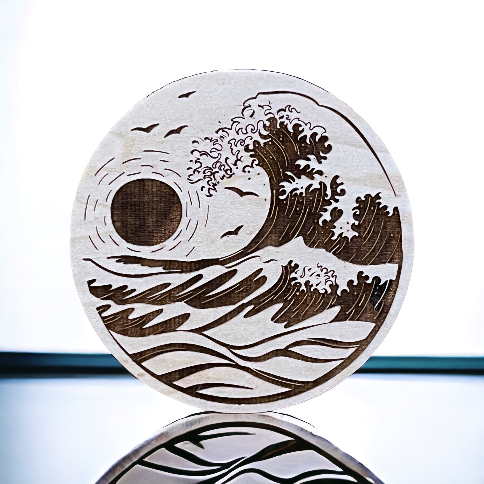 Ocean Wave Magnet – Japanese-Inspired Coastal Decor for Beach Lovers