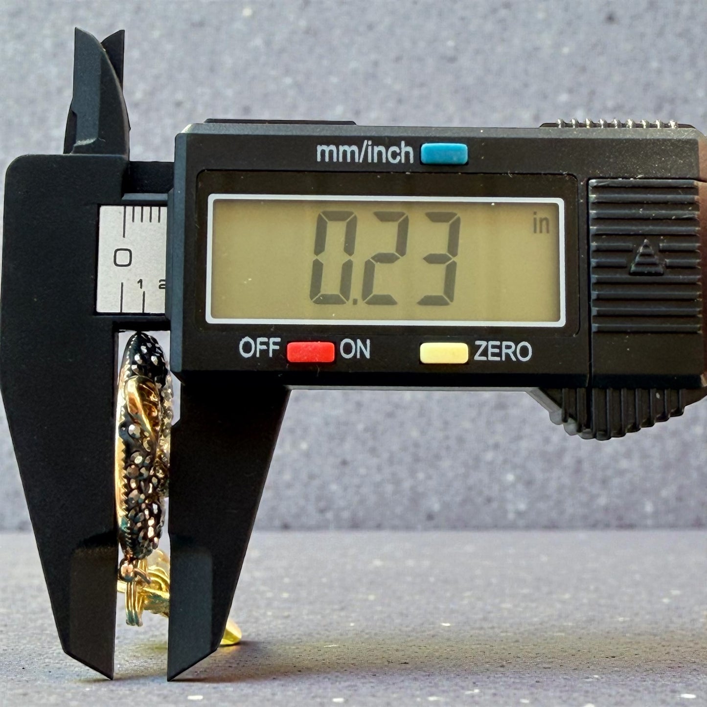 Black Druzy Bee Purse Charm – Gold Sparkle Rhinestone Keychain