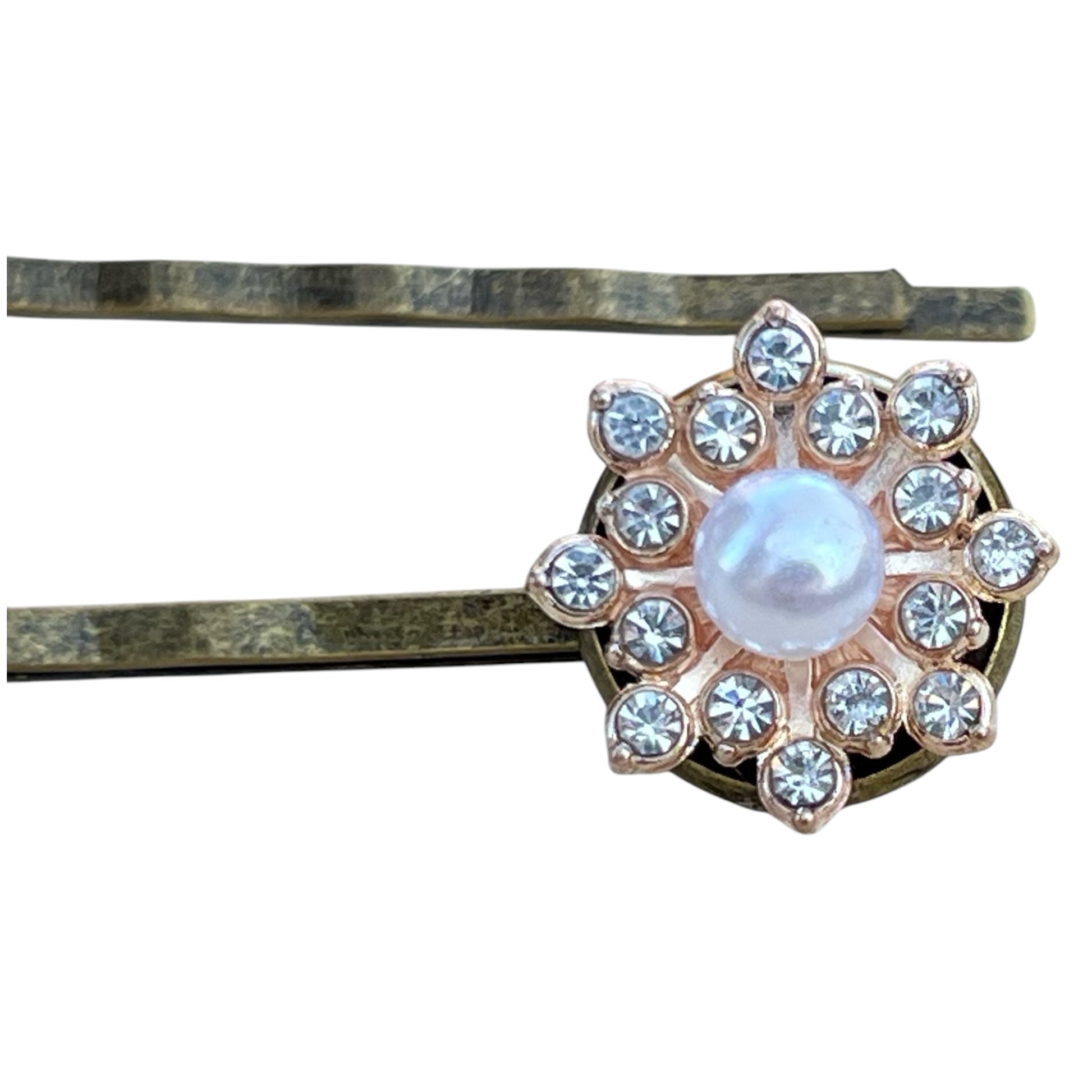 Antique Bronze Hair Pins – Set of 2 Vintage Bridal Accessories