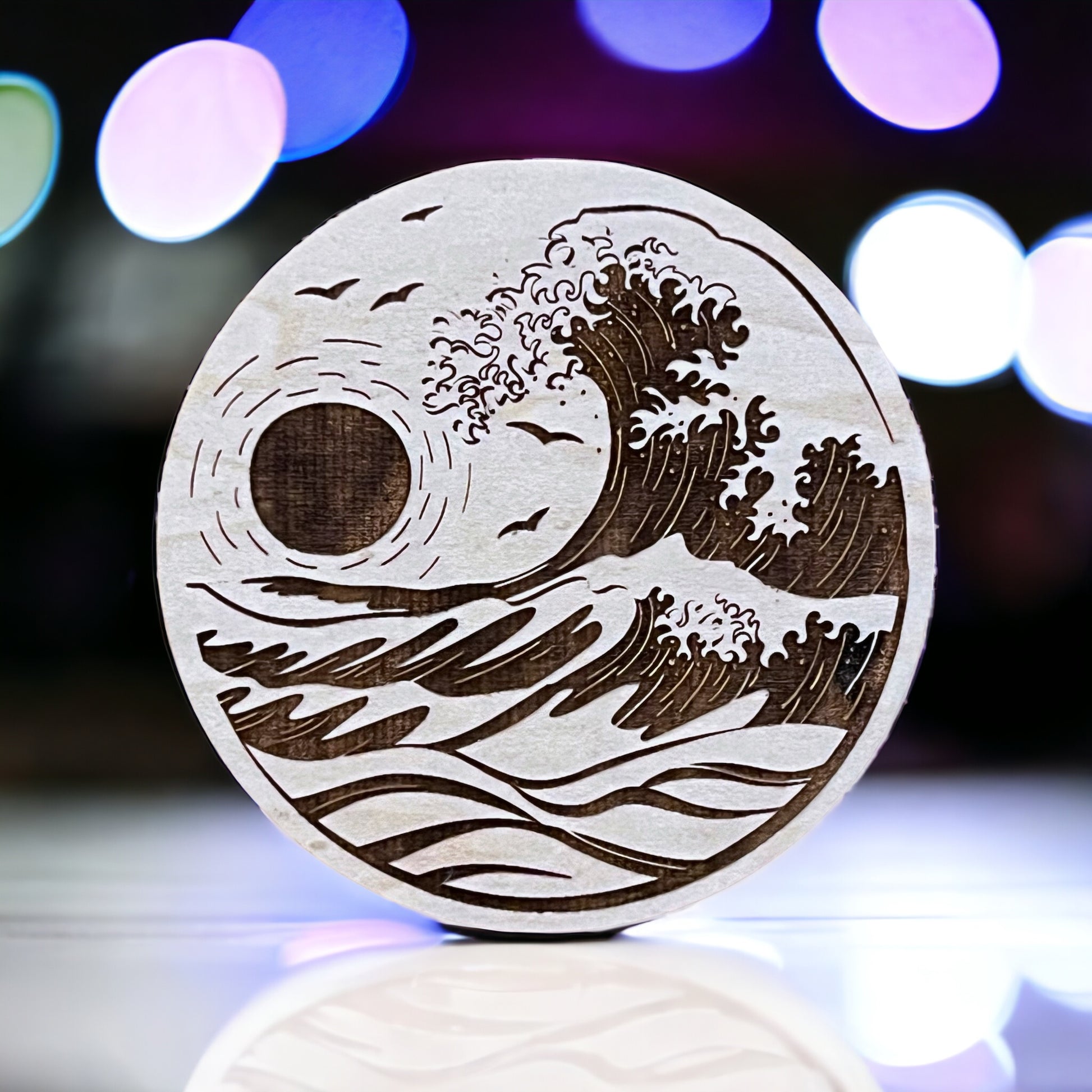 Ocean Wave Magnet – Japanese-Inspired Coastal Decor for Beach Lovers