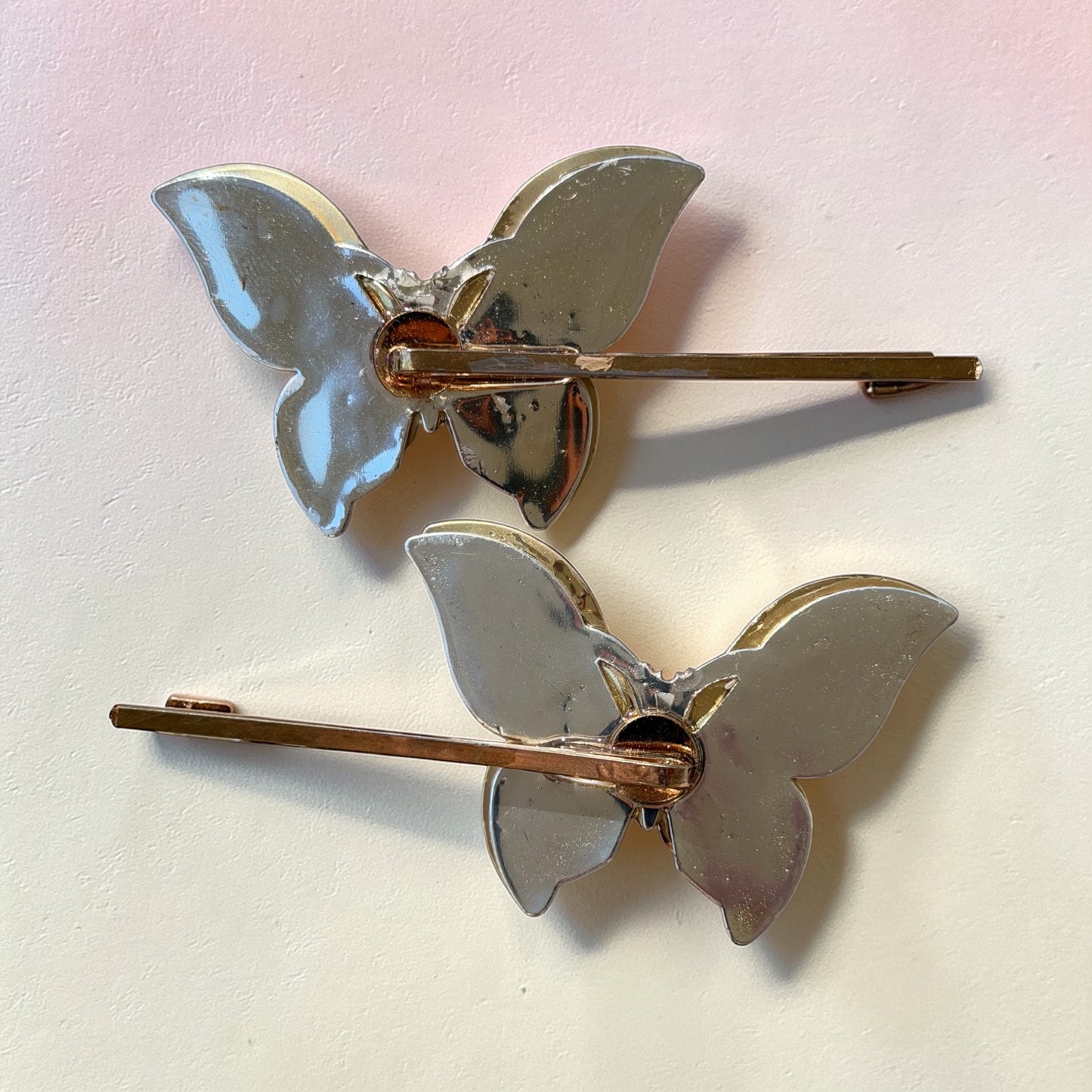 Filigree Butterfly Hair Pin Set – Gold & Silver Bobby Pins for Women Be Grace Be Love Boutique
