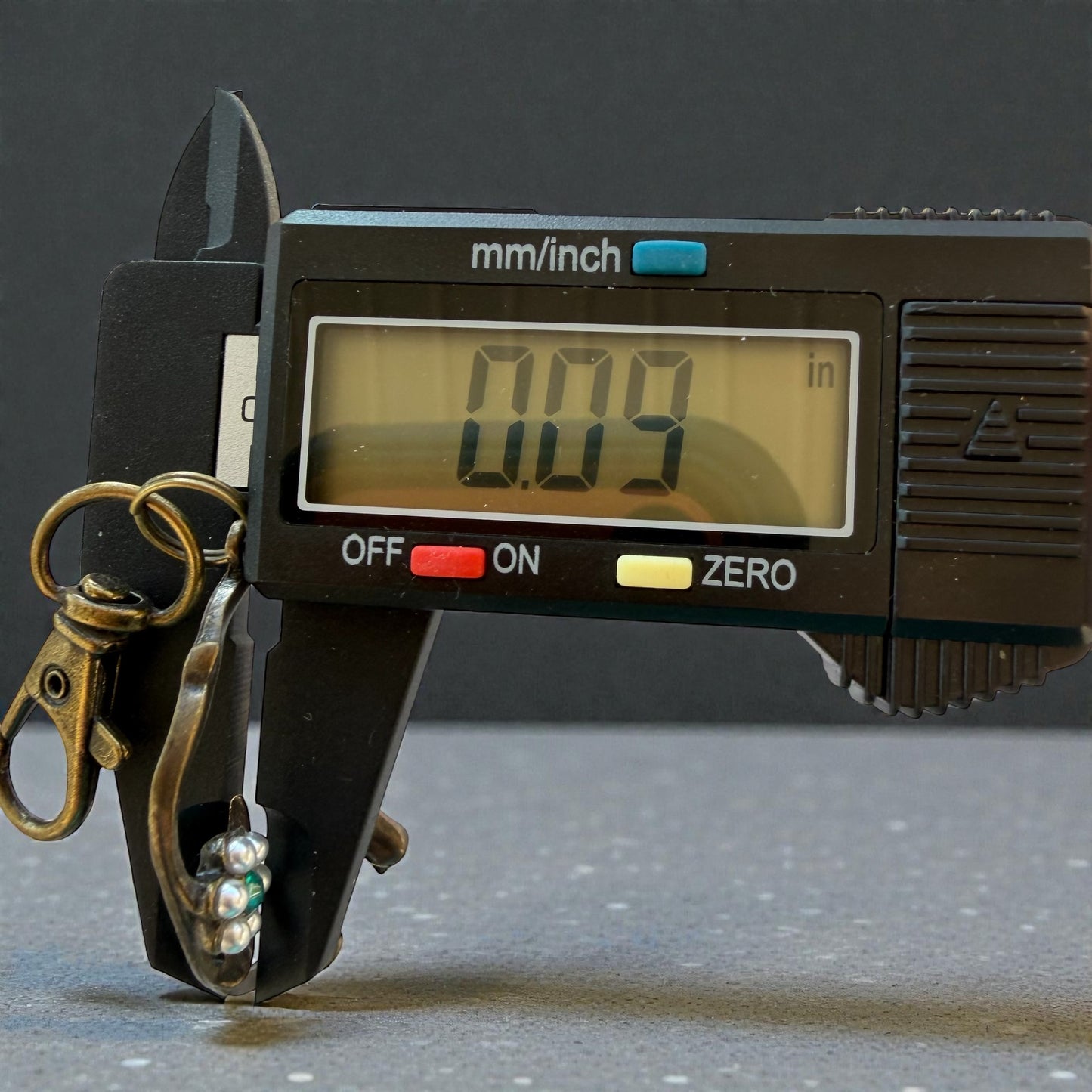 Vintage Bird & Pearl Purse Charm – Rustic Boho Branch Keychain