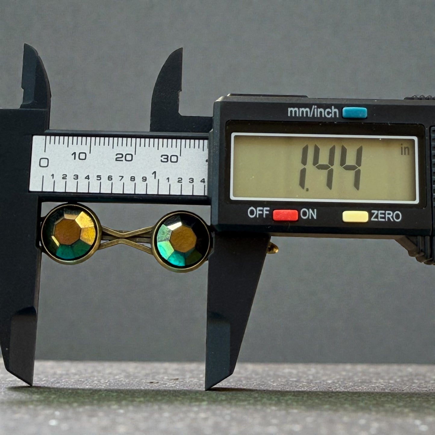 Rainbow Iridescent Bronze Hair Pins – Gem Bobby Pin Set for Women