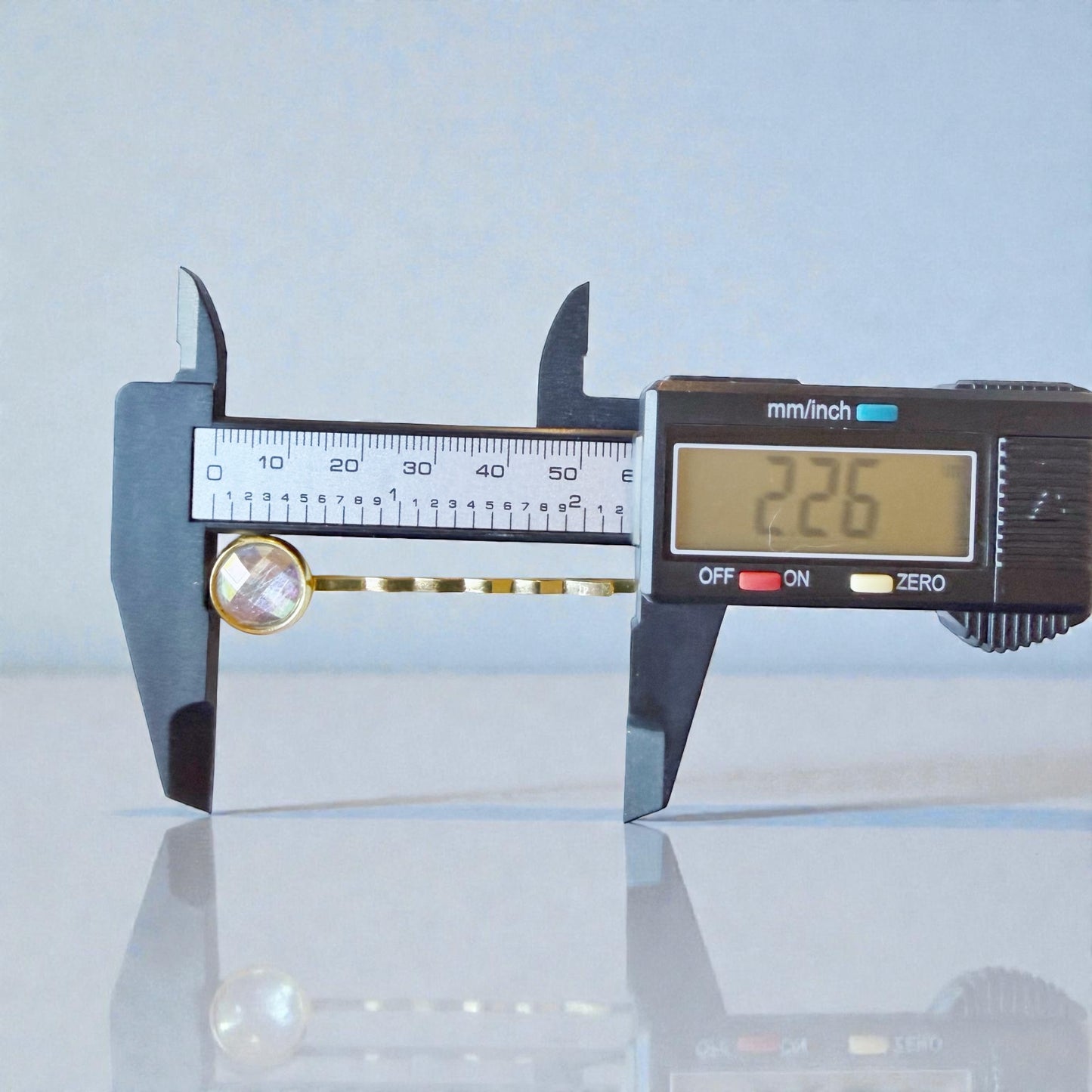 Iridescent Pastel Hair Pin Set – Gold Bobby Pins for Women