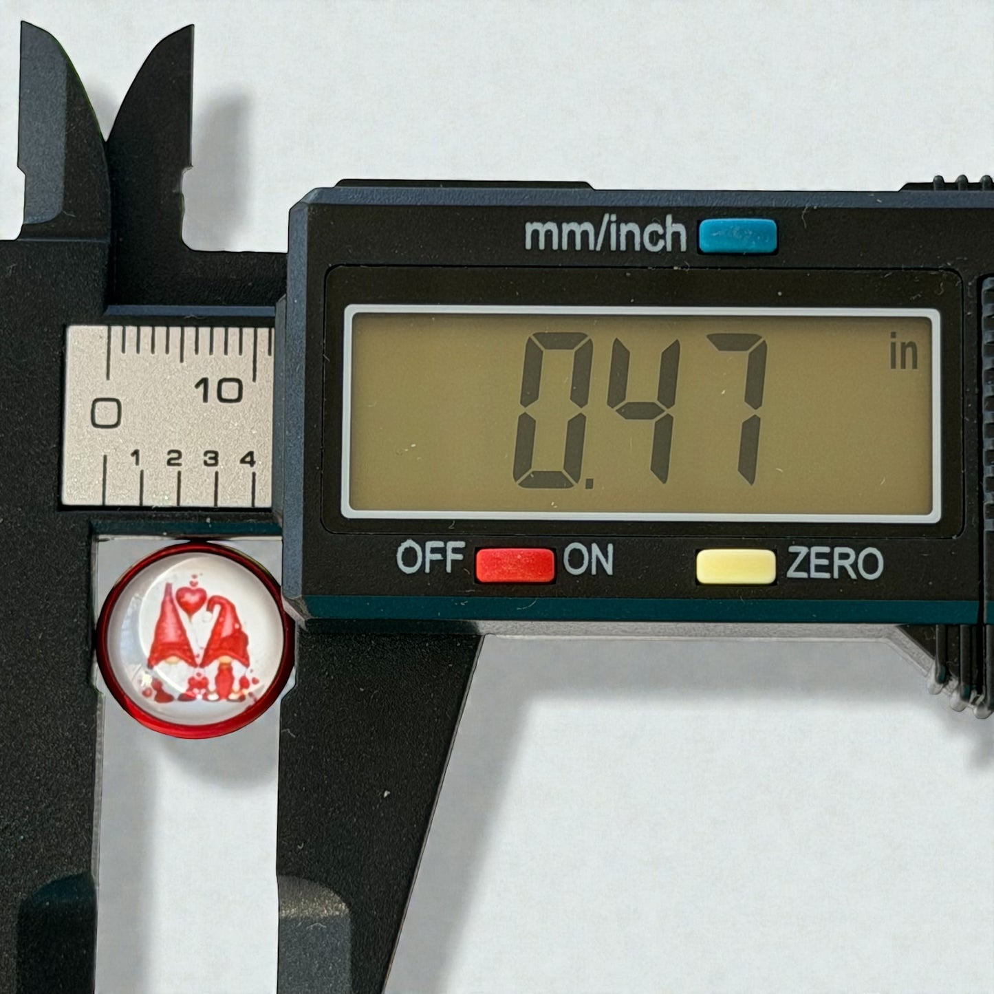 Valentine Gnome Stud Earrings – Whimsical Red Holiday Jewelry