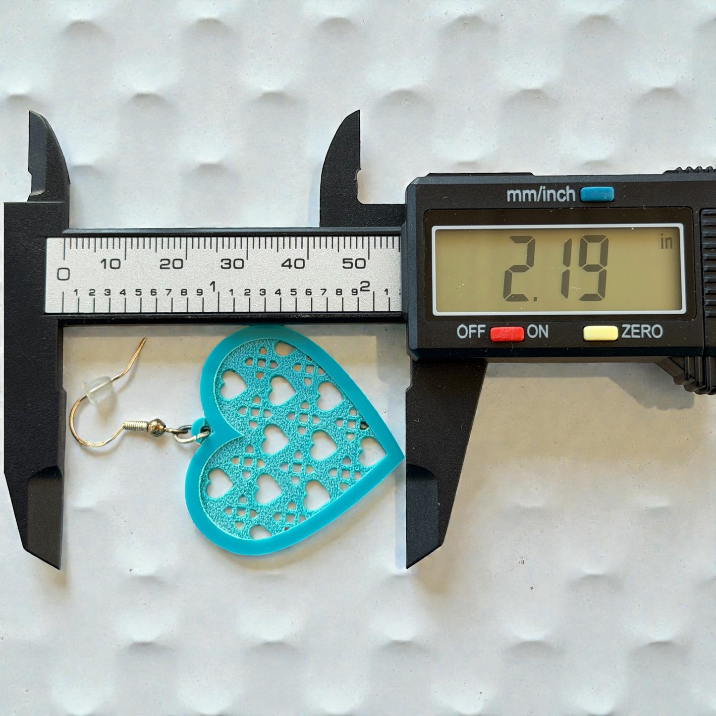 Turquoise Cutout Heart Earrings – Lightweight Boho Dangle Jewelry