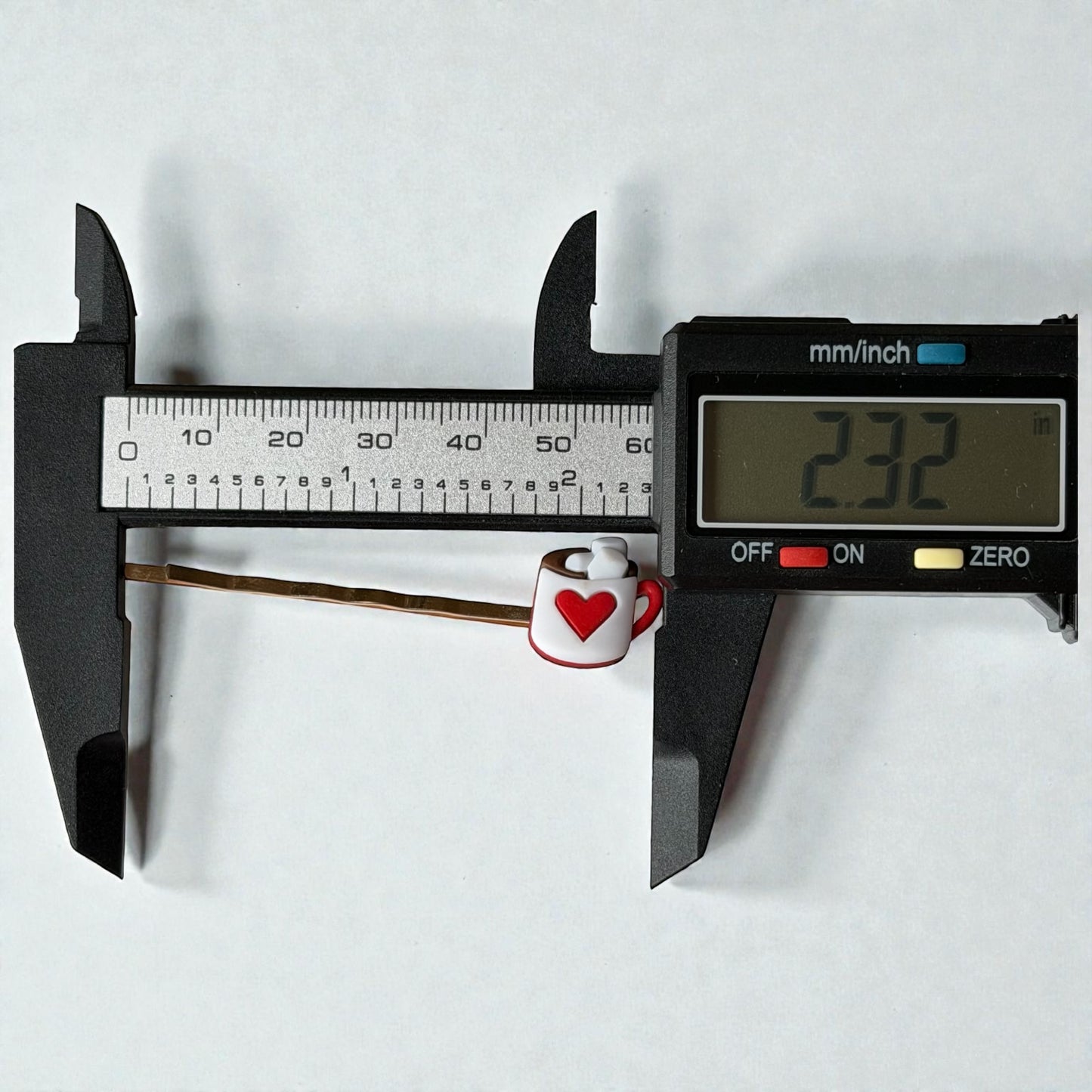 Hot Cocoa Heart Hair Pins – Cute Coffee Mug Bobby Pin Set for Women