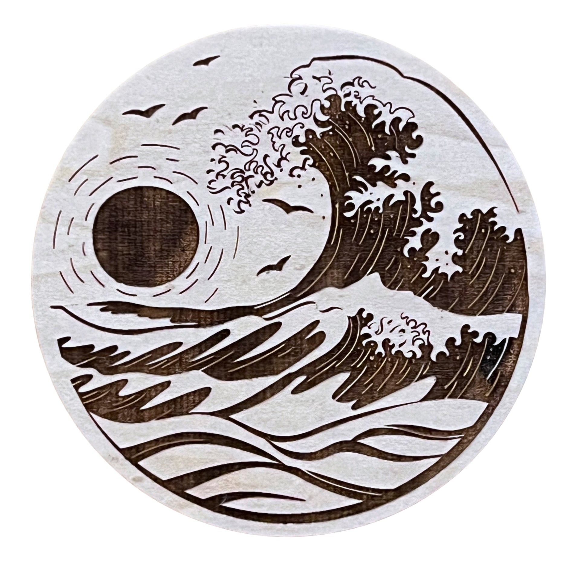 Ocean Wave Magnet – Japanese-Inspired Coastal Decor for Beach Lovers