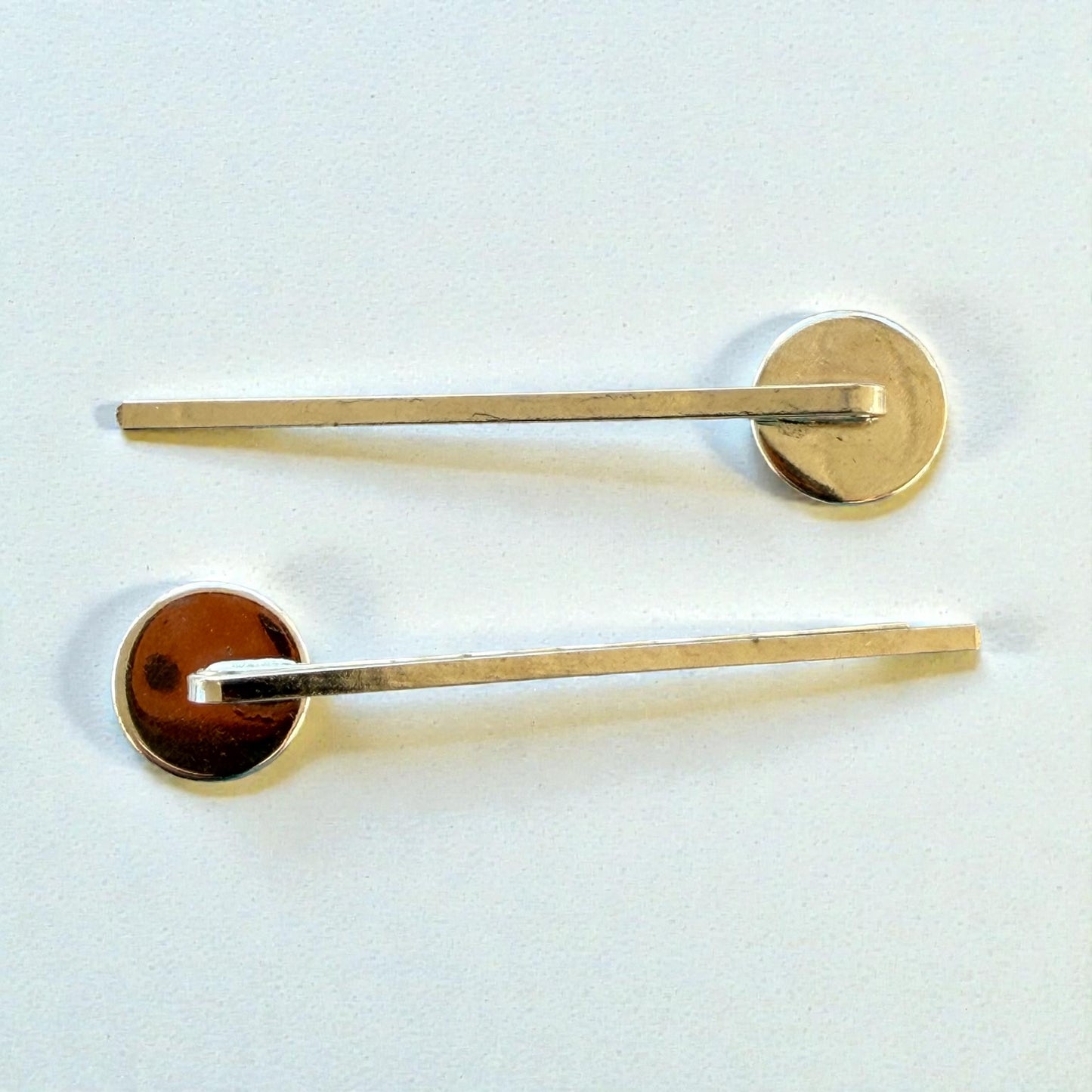 Iridescent Blue Galaxy Hair Pins – Silver Bobby Pins Set for Women