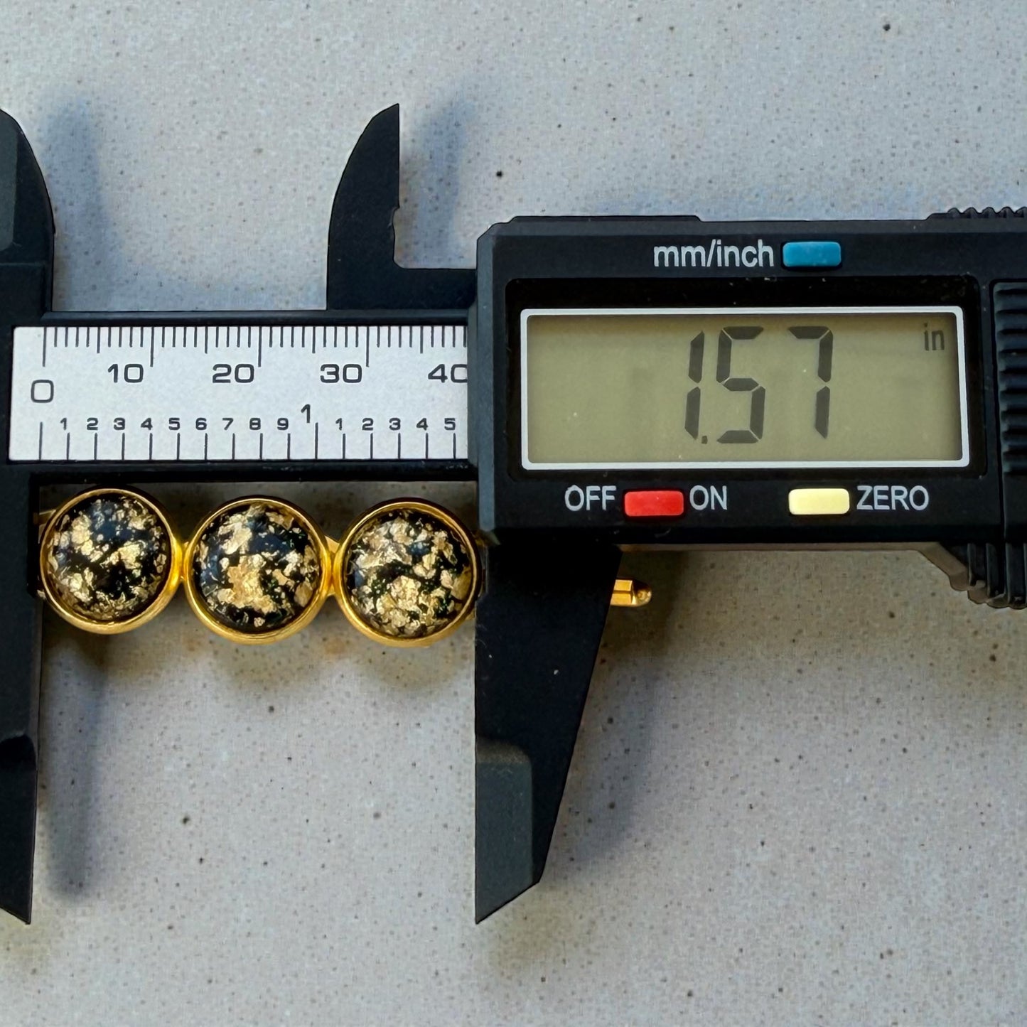 Black & Gold Foil Hair Pins – Handmade Glam Bobby Pin Set for Women