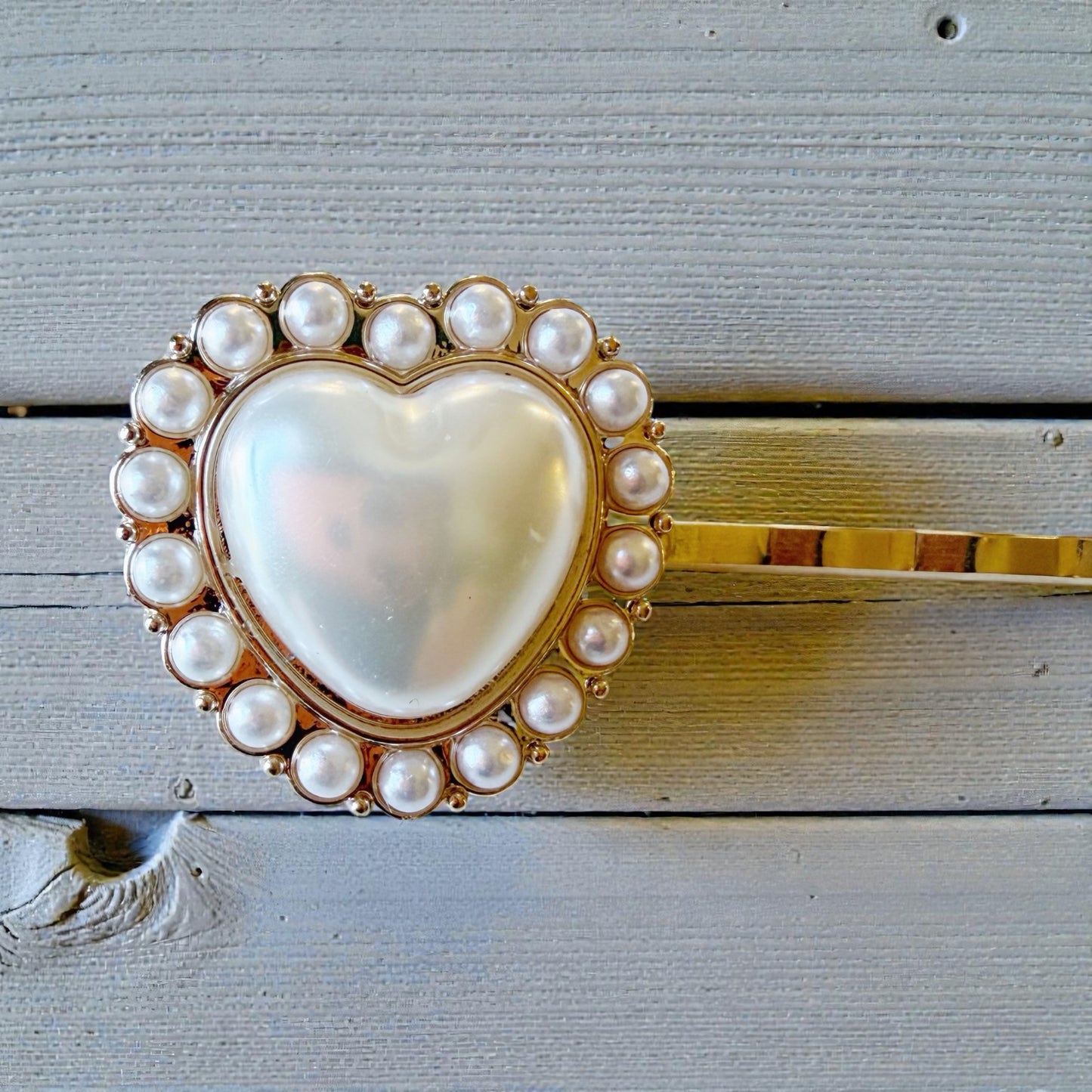 Pasador de pelo rosa de oro, clip de pelo de perla, pasador floral Bobby, pasador de pelo de flor, pasador de pelo vintage, barrette de oro antiguo, clip de pelo de mujer, mariposa