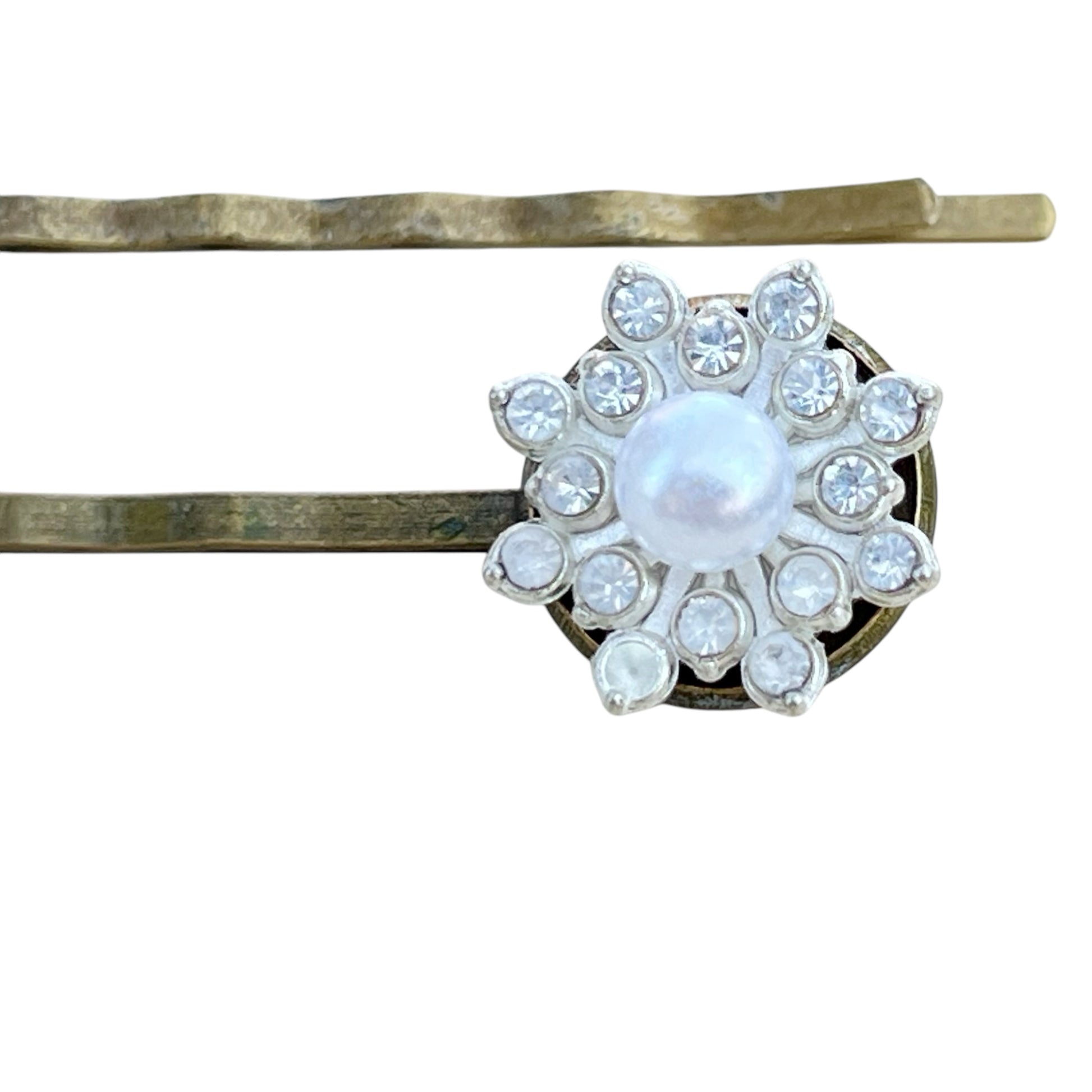 Antique Bronze Hair Pins – Set of 2 Handmade Vintage Bridal Accessories