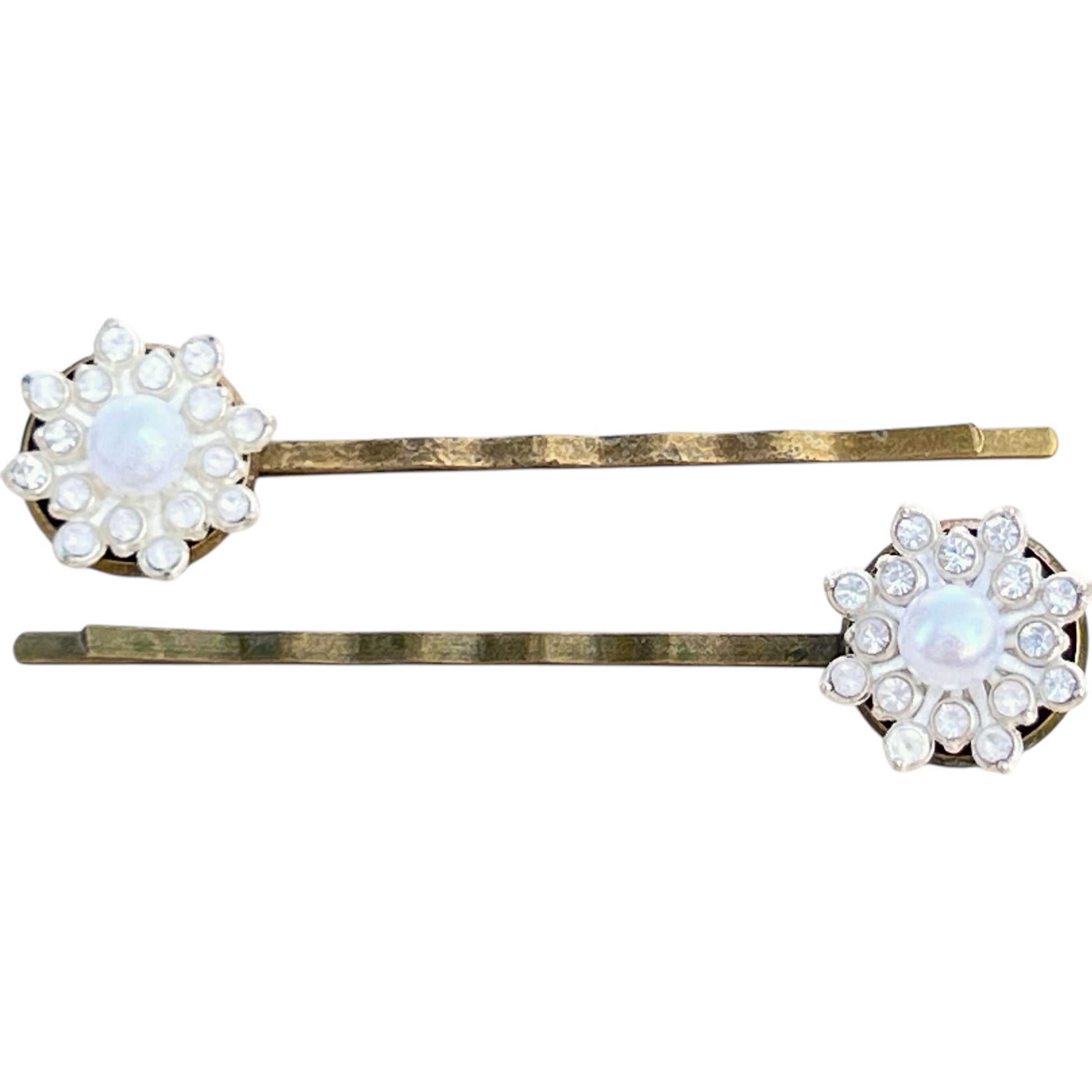 Antique Bronze Hair Pins – Set of 2 Handmade Vintage Bridal Accessories