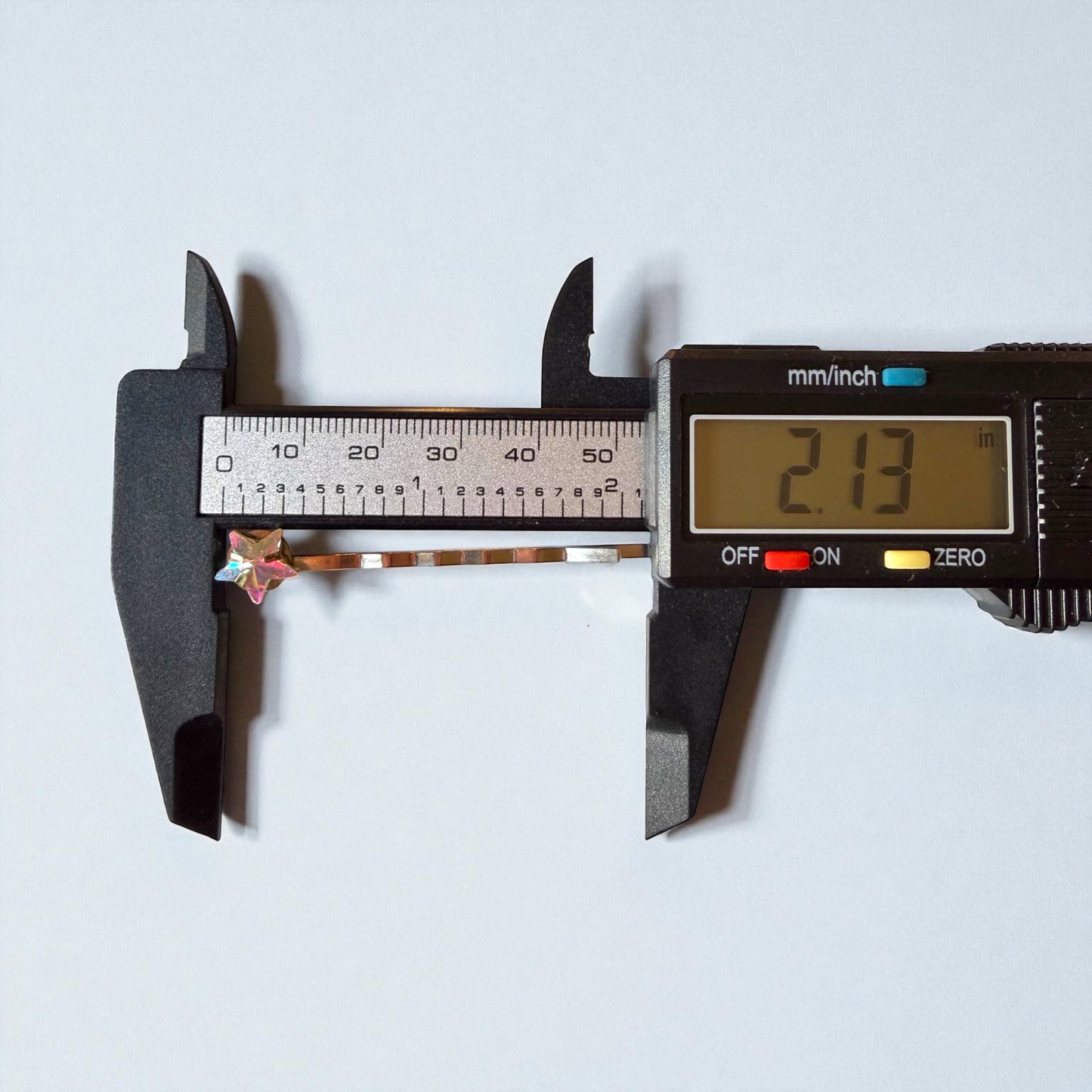 Iridescent Star Hair Pins for Women – Silver Celestial Bobby Pins