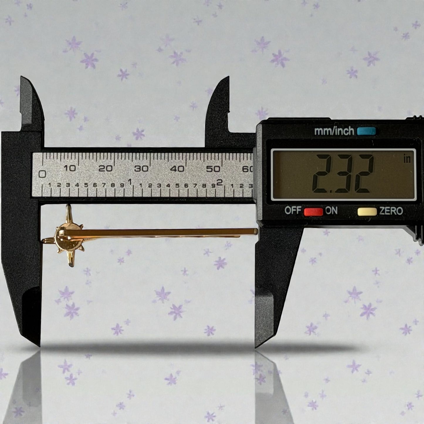 North Star Rhinestone Hair Pins – Gold Celestial Vintage Hair Clips