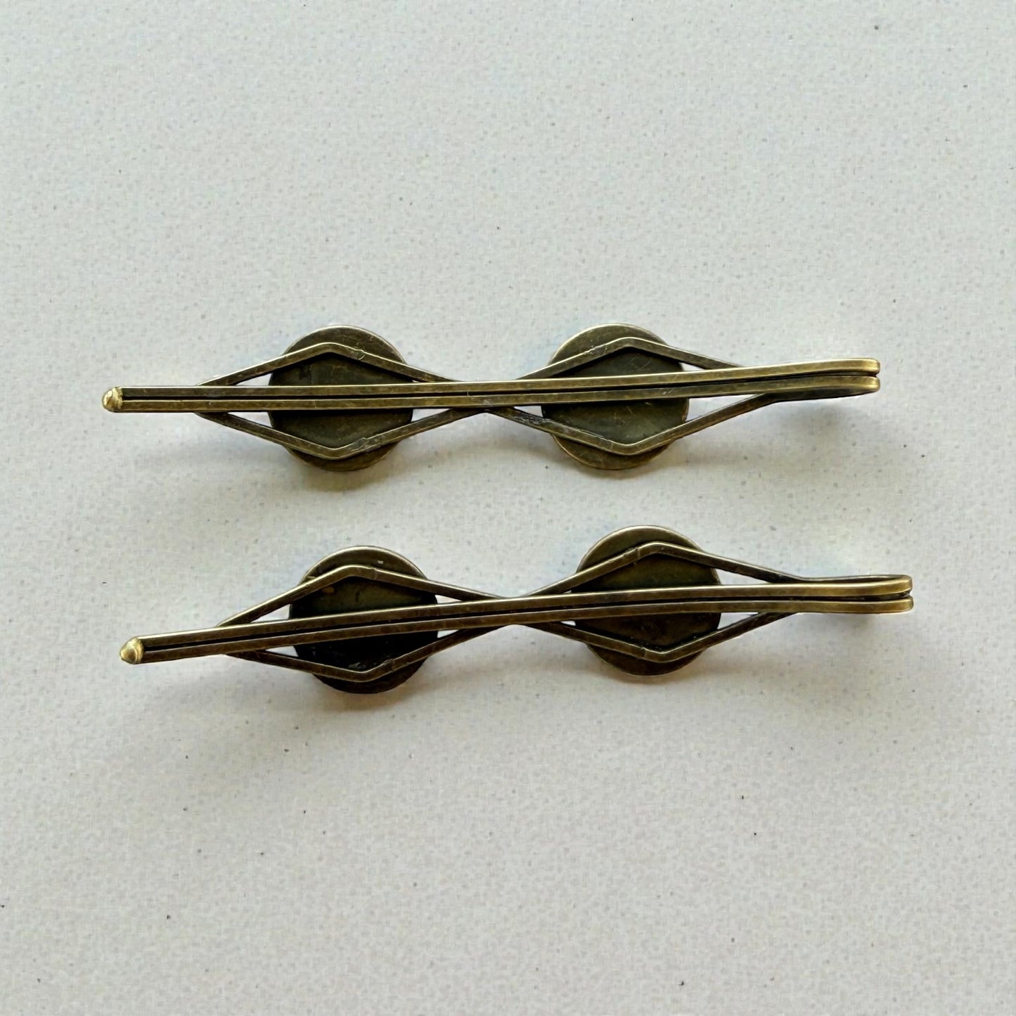 Black Druzy Hair Pins – Sparkly Bronze Bobby Pin Set for Women