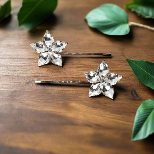 Rhinestone Hair Pins, Flower Hair Pins, Hair Pin Womens, Decorative Bobby Pins, Wedding Hair Pins
