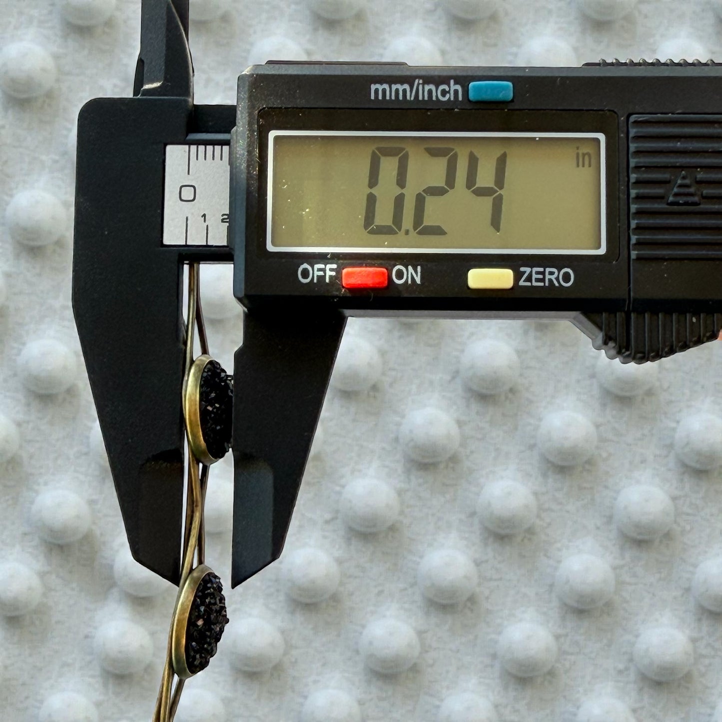 Black Druzy Hair Pins – Sparkly Bronze Bobby Pin Set for Women