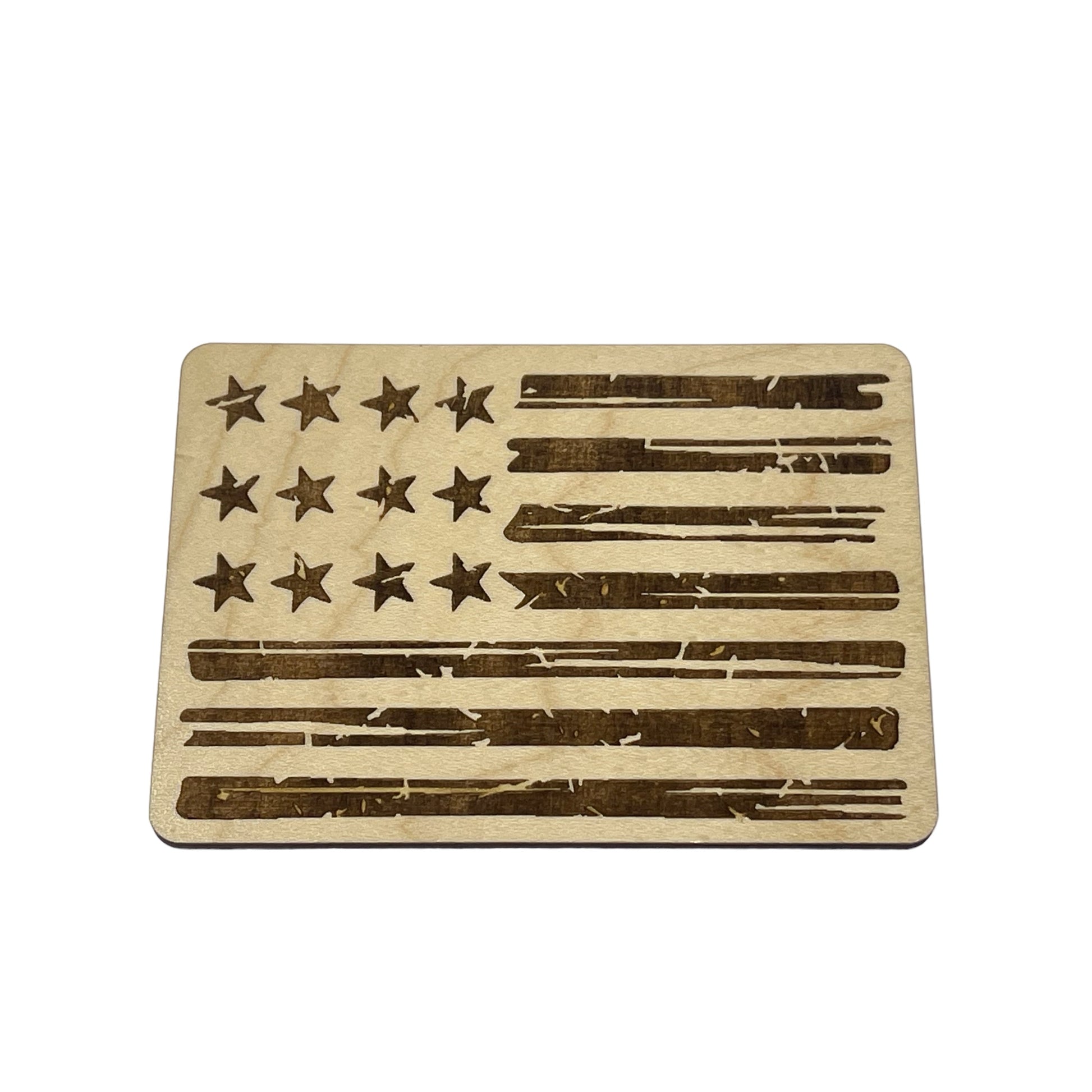 Rustic American Flag Magnet – Patriotic Farmhouse Decor