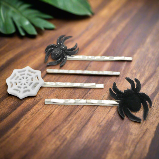 Halloween Spider Hair Pin Set