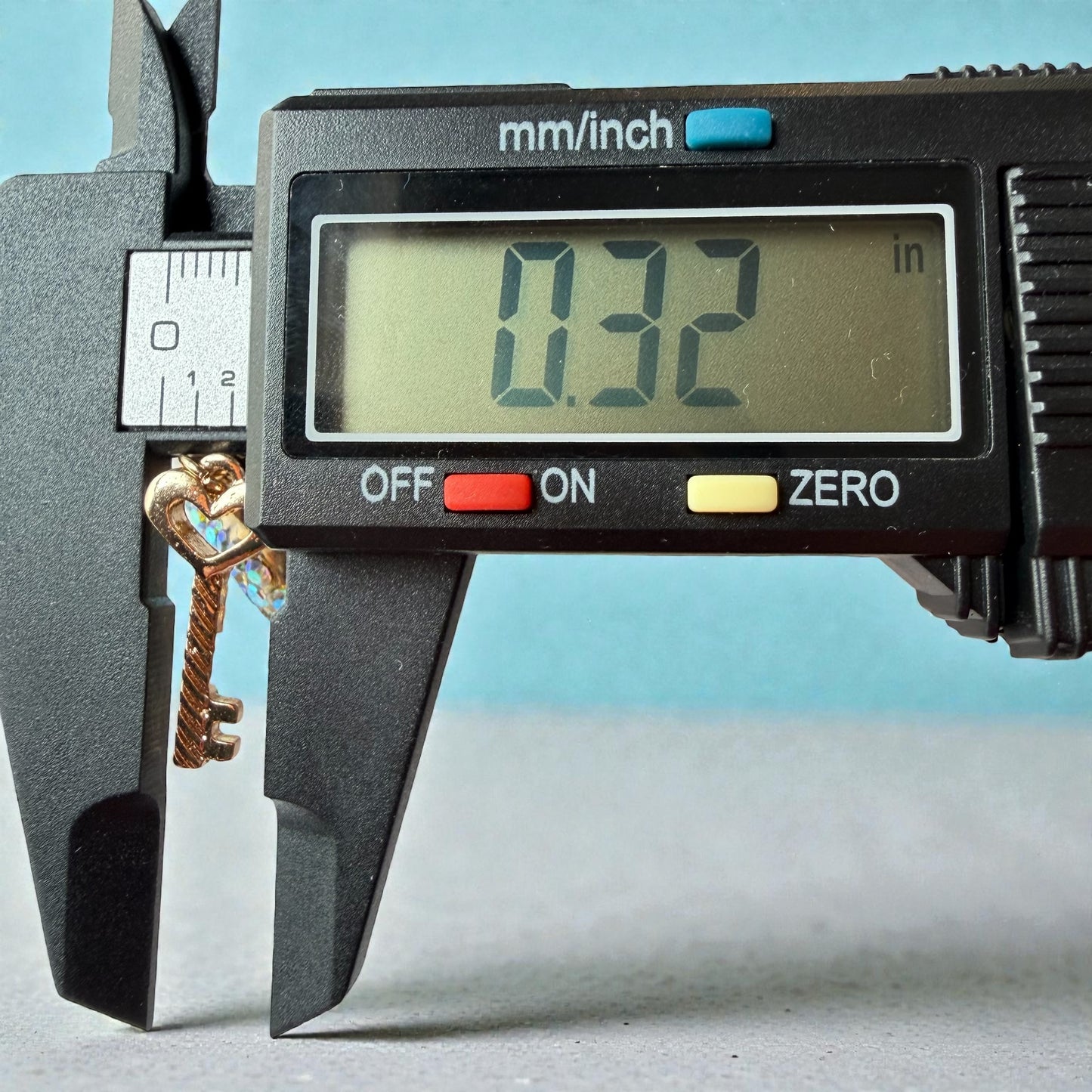 Heart Lock & Key Purse Charm – Sparkly Gold Bag Keychain - Be Grace Be Love Boutique