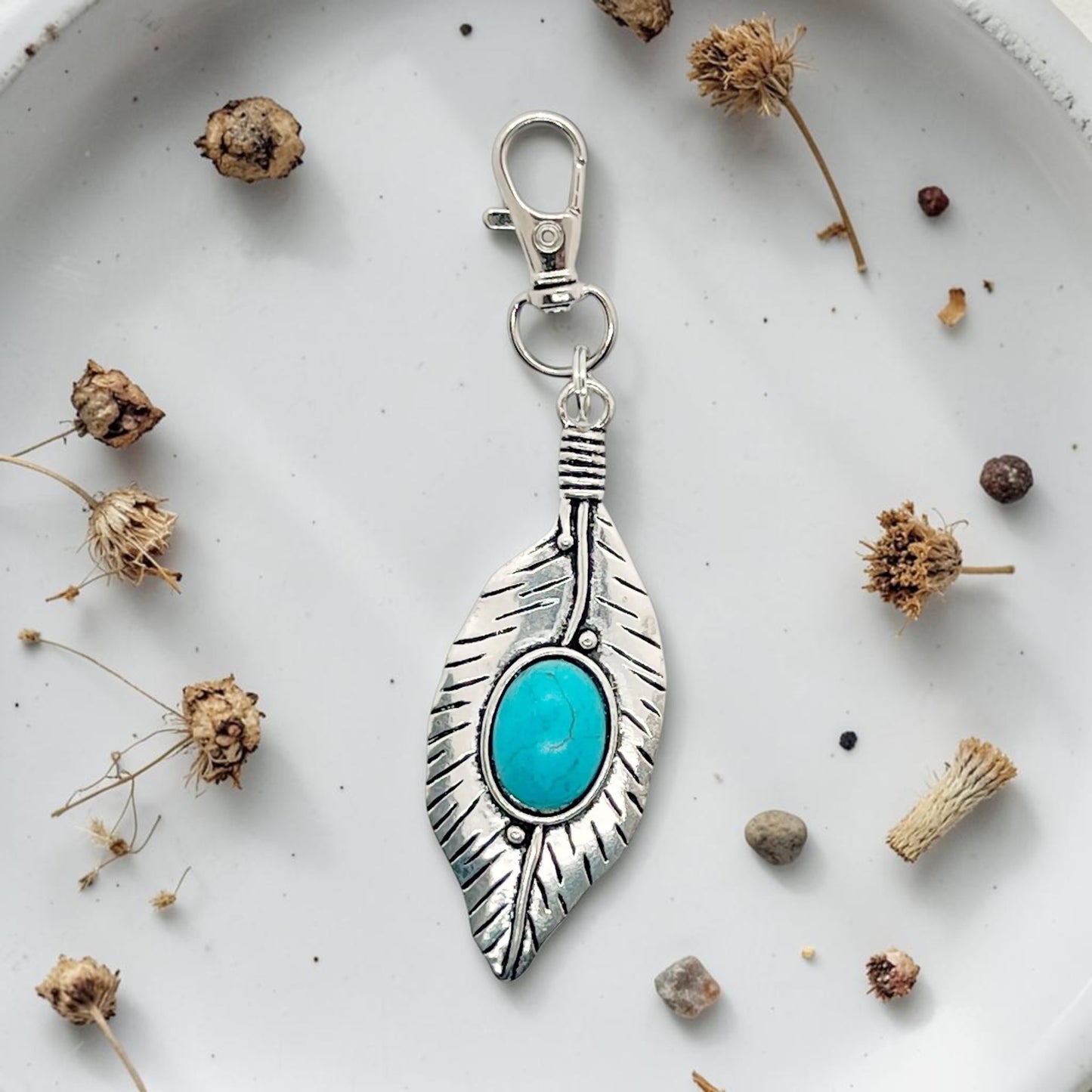 Western Turquoise Purse Charm Trio – Boho Cowgirl Gift Set