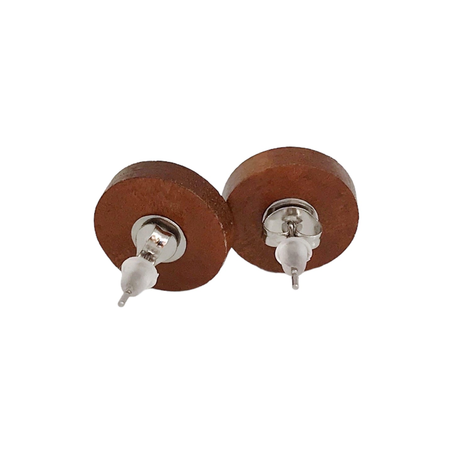 Turquoise & Wood Stud Earrings: Natural & Stylish Boho Accessories
