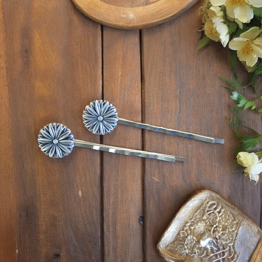 Daisy Hair Pins - Boho Floral Women’s Bobby Pins