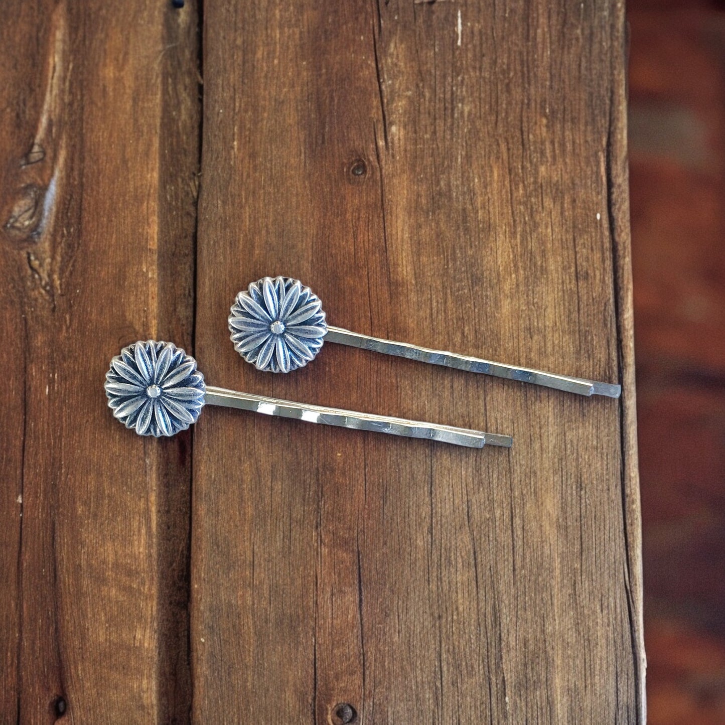 Daisy Hair Pins - Boho Floral Women’s Bobby Pins