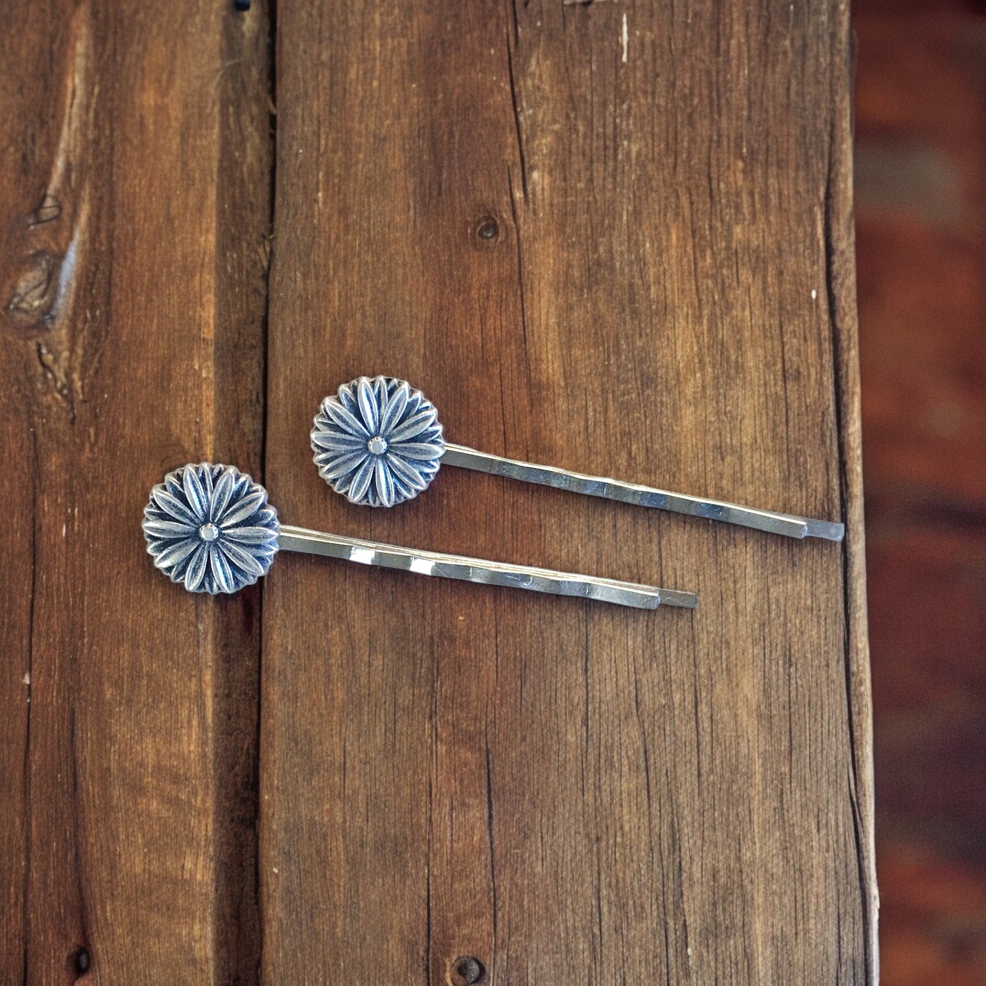Daisy Hair Pins - Boho Floral Women’s Bobby Pins