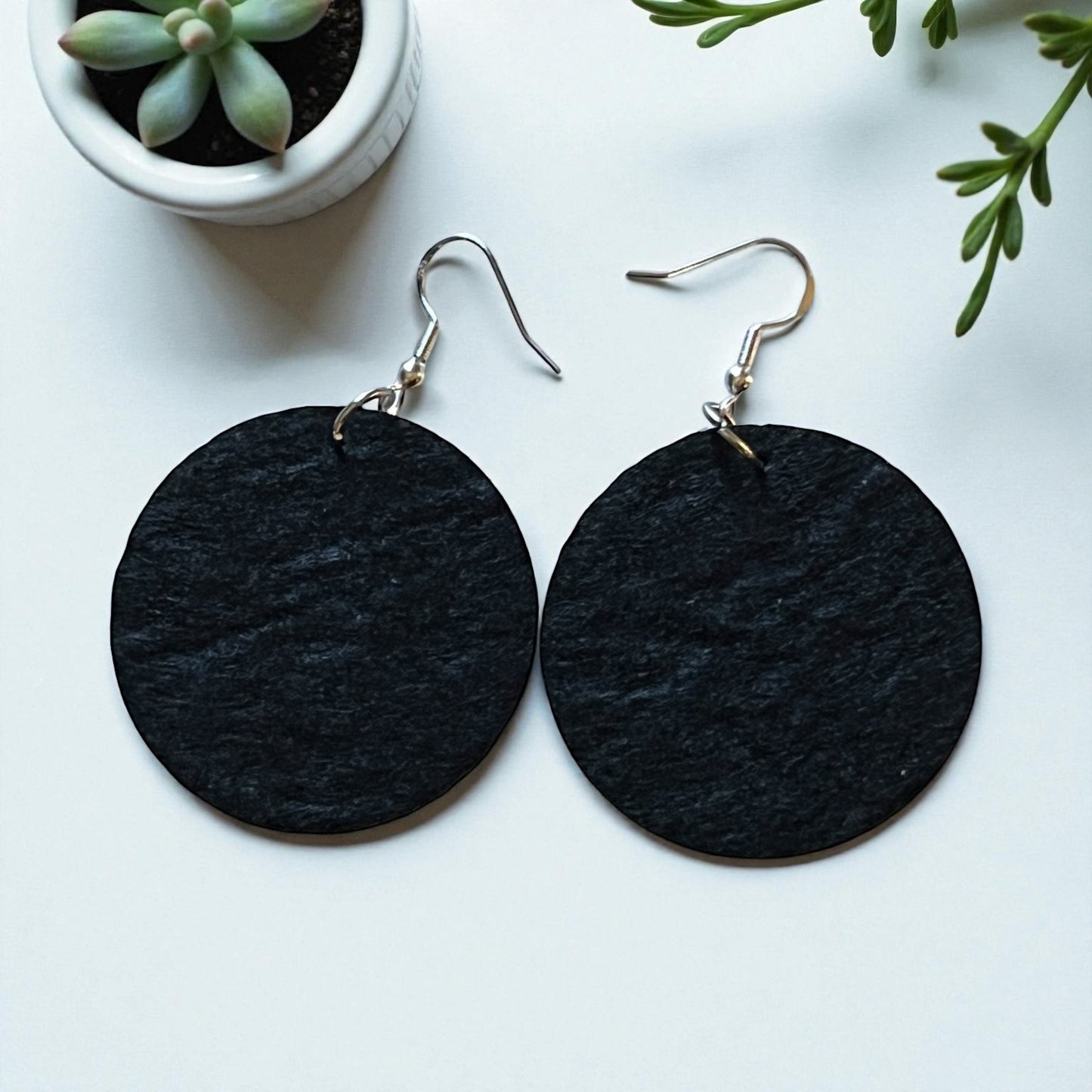 Boho Embroidered Floral Earrings – Teal & Mustard Sunflower Dangles