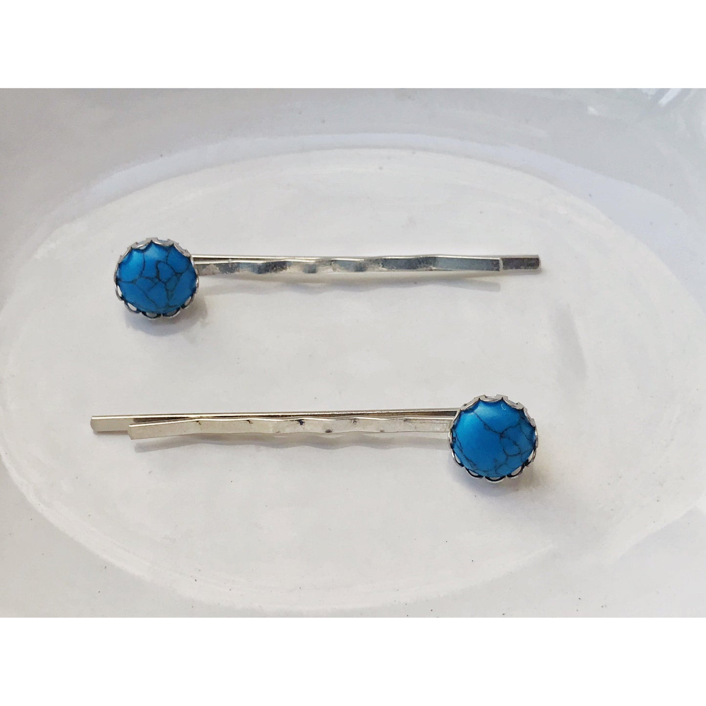 Turquoise Hair Pin - Western Cowgirl Decorative Bobby Pin, Women's Southwestern Hair Accessories