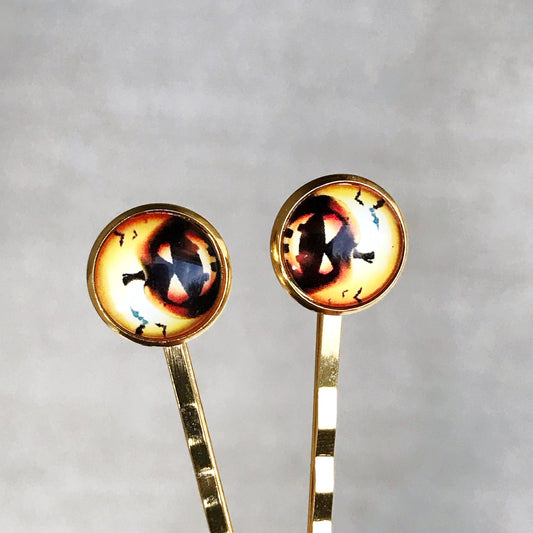 Halloween Pumpkin Hair Pins