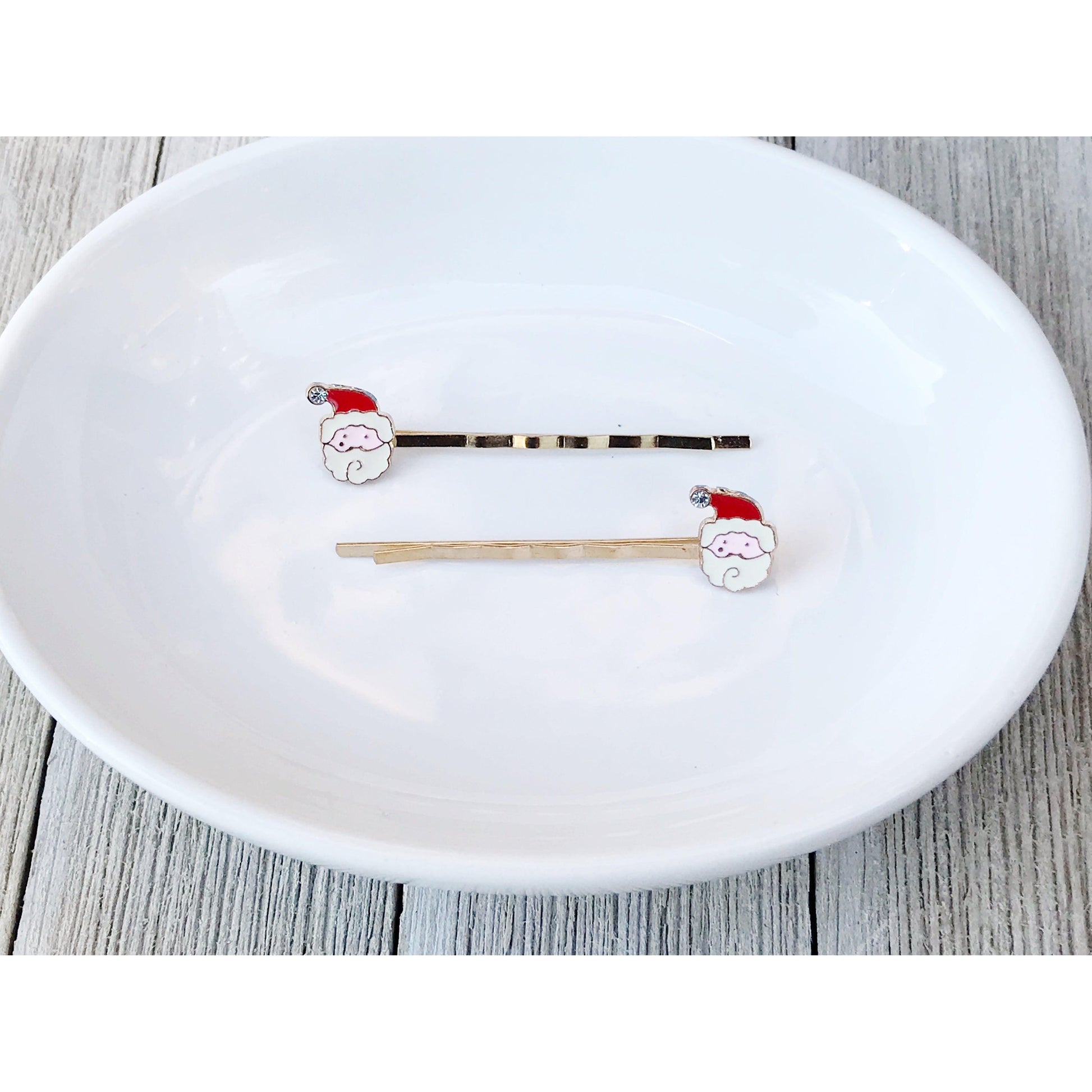 Santa Claus Christmas Hair Pins