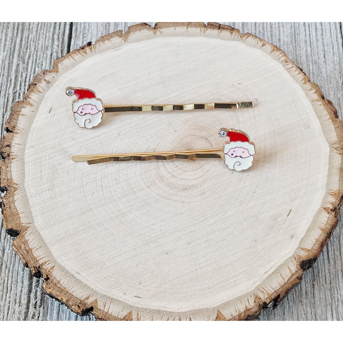 Santa Claus Christmas Hair Pins