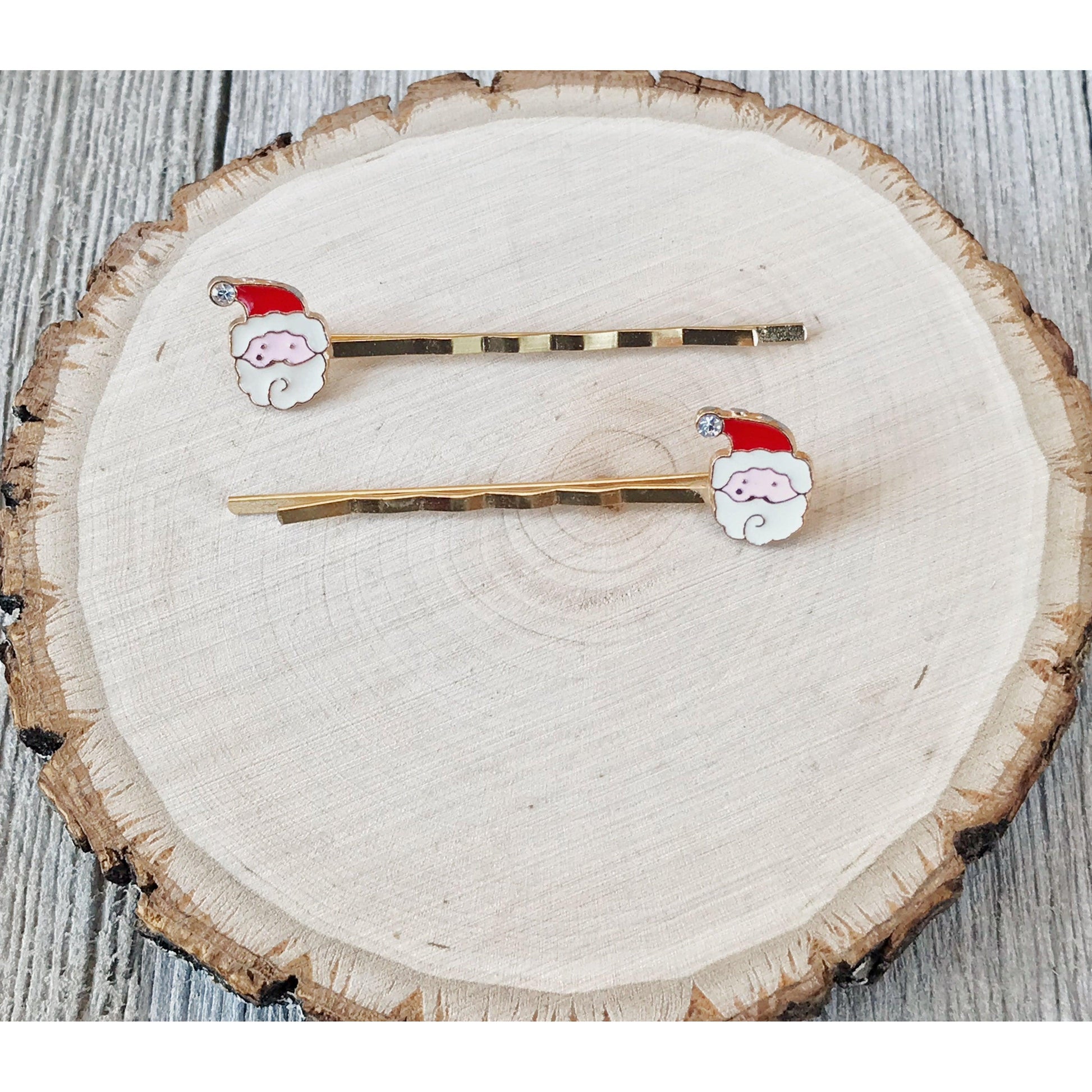 Santa Claus Christmas Hair Pins