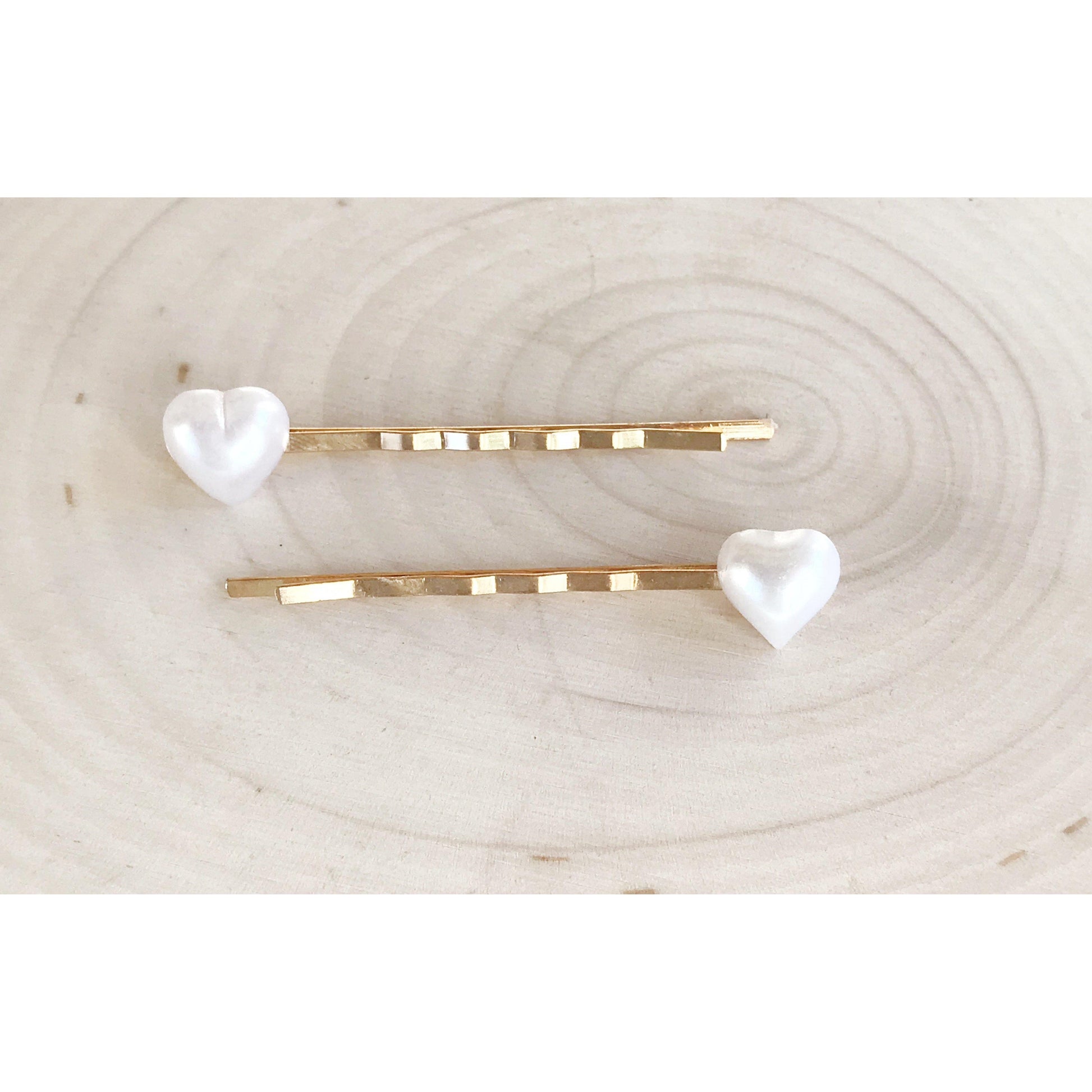 White Heart Hair Pins, Heart Bobby Pins, Womens Hair Pin, Decorative Bobby Pins, Womens Hair Pins, Decorative Hair Pins, Cute Hair Clips