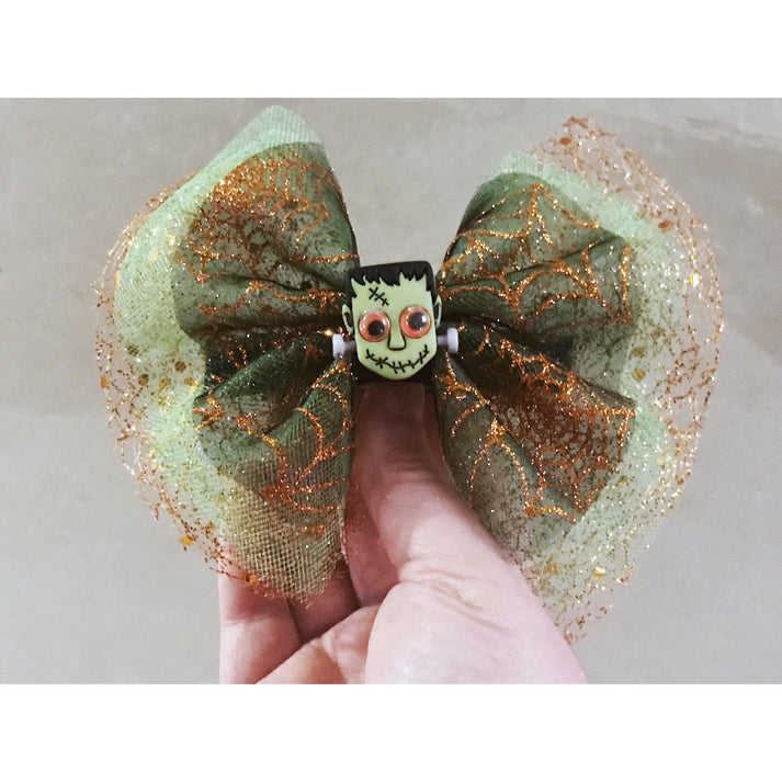 Monster Halloween Hair Bow - Spooky and Playful Hair Accessory - Be ...