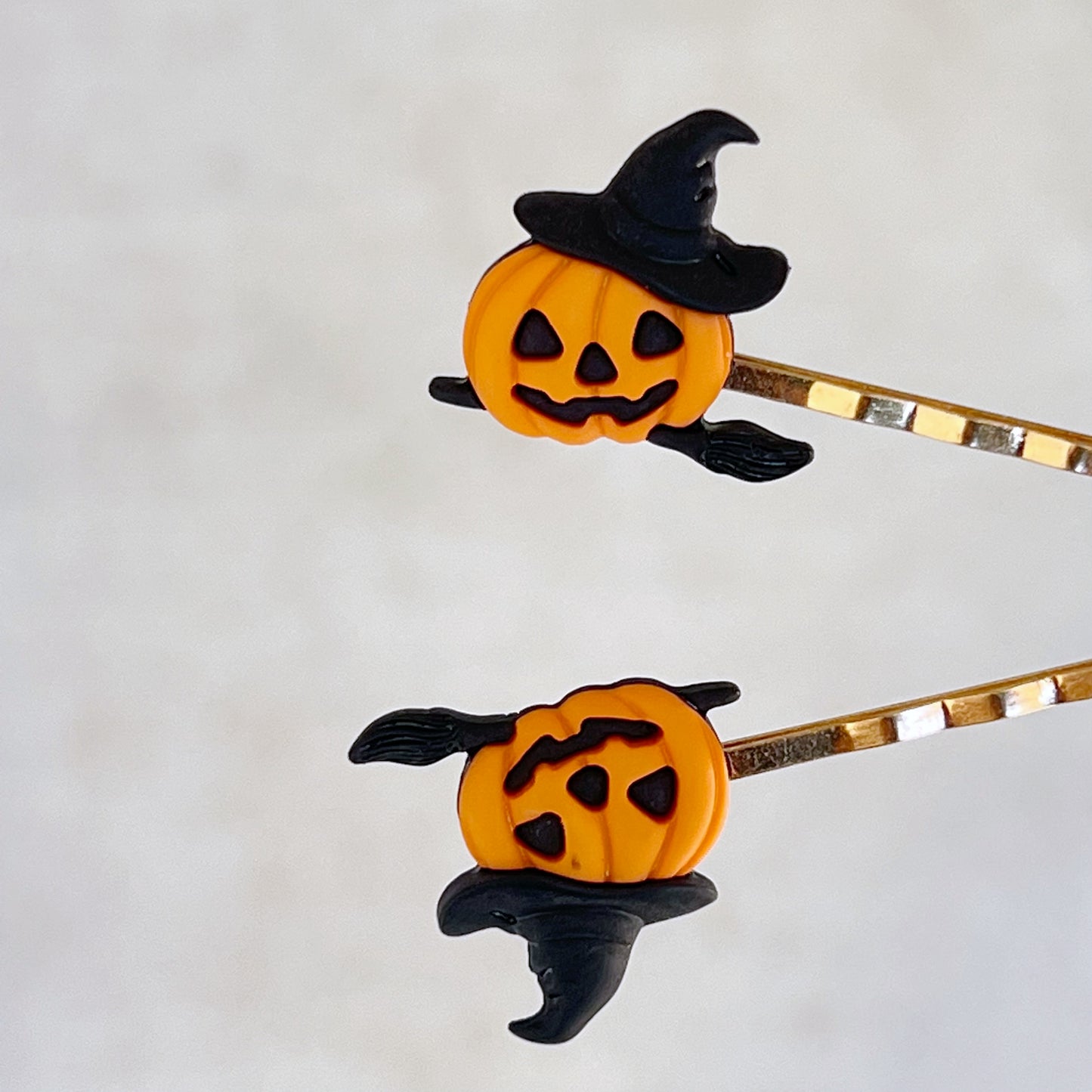 Halloween Pumpkin Witch Hair Pins