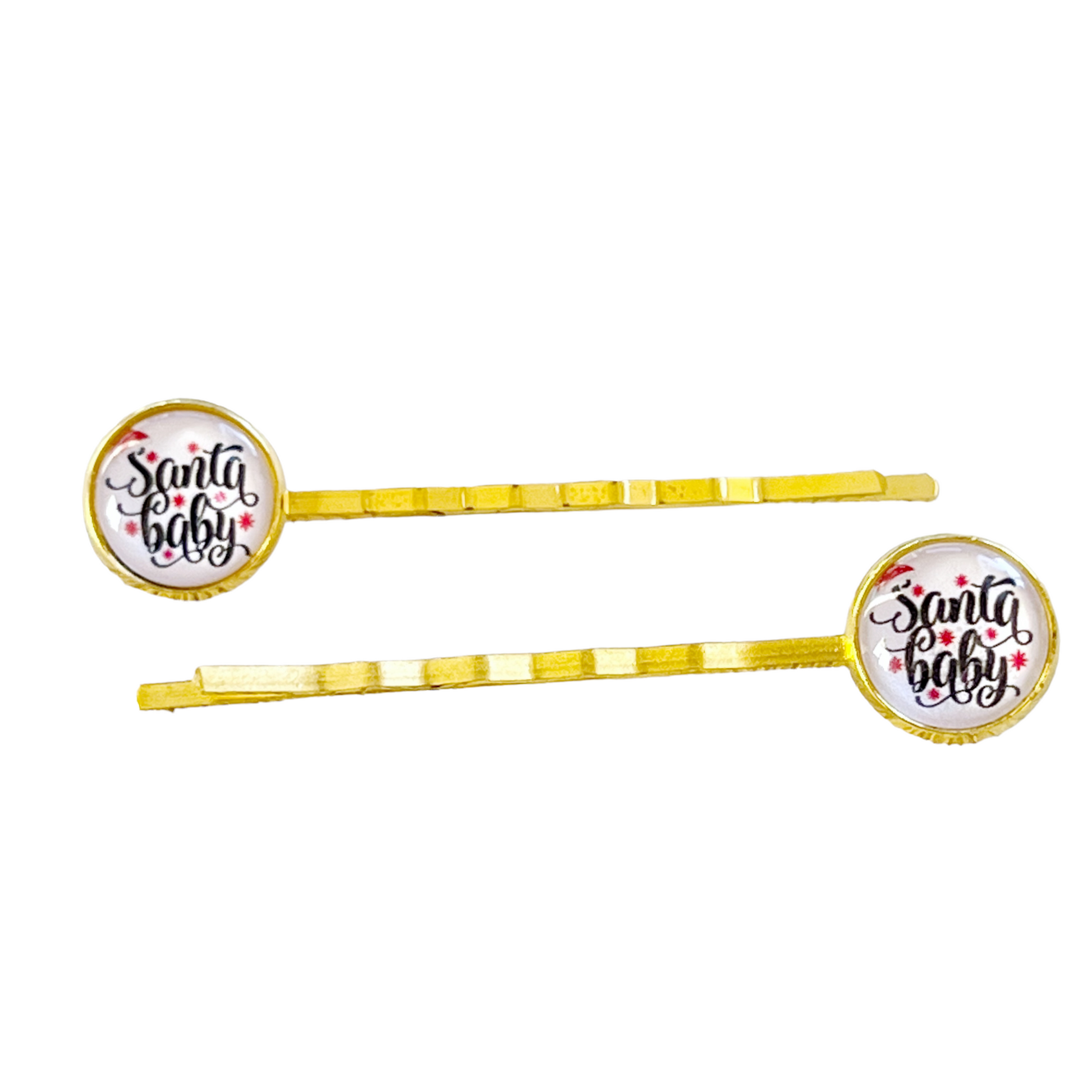 Santa Baby Christmas Holiday Bobby Pins