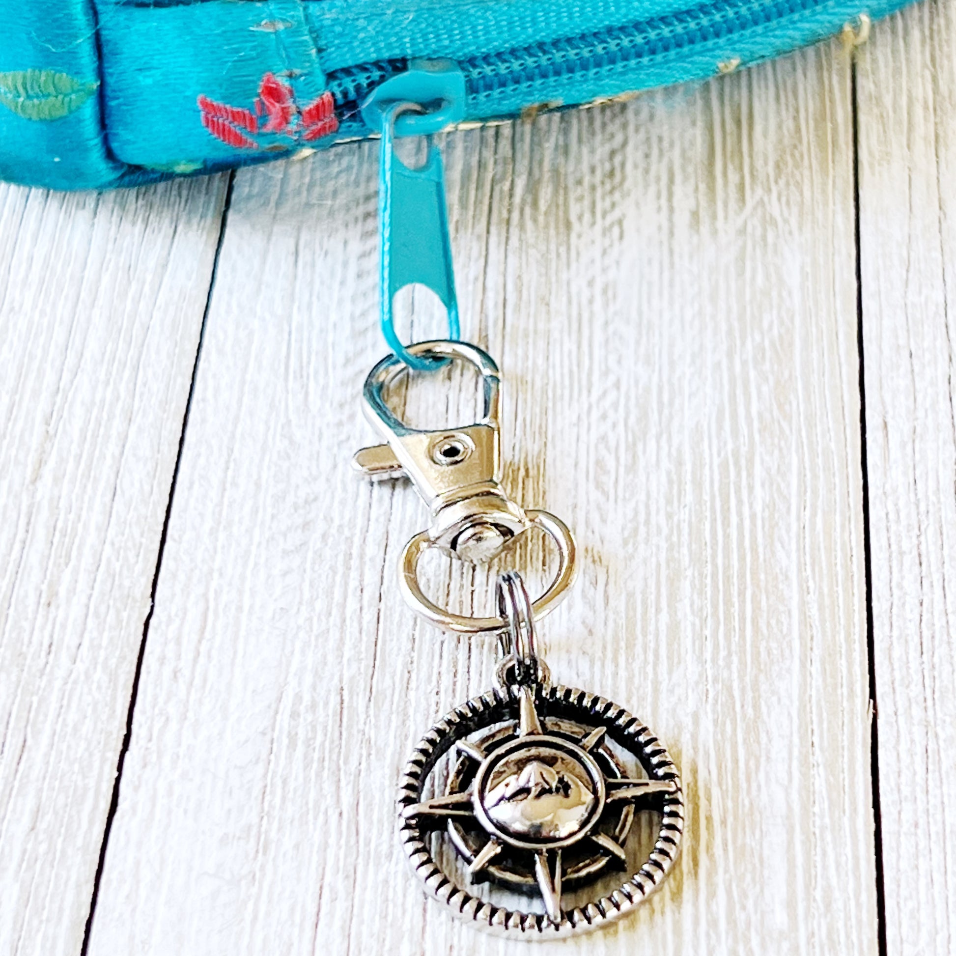 Hike More Mountains Zipper Pull Keychain Charm: Adventure-Inspired Purse Accessories