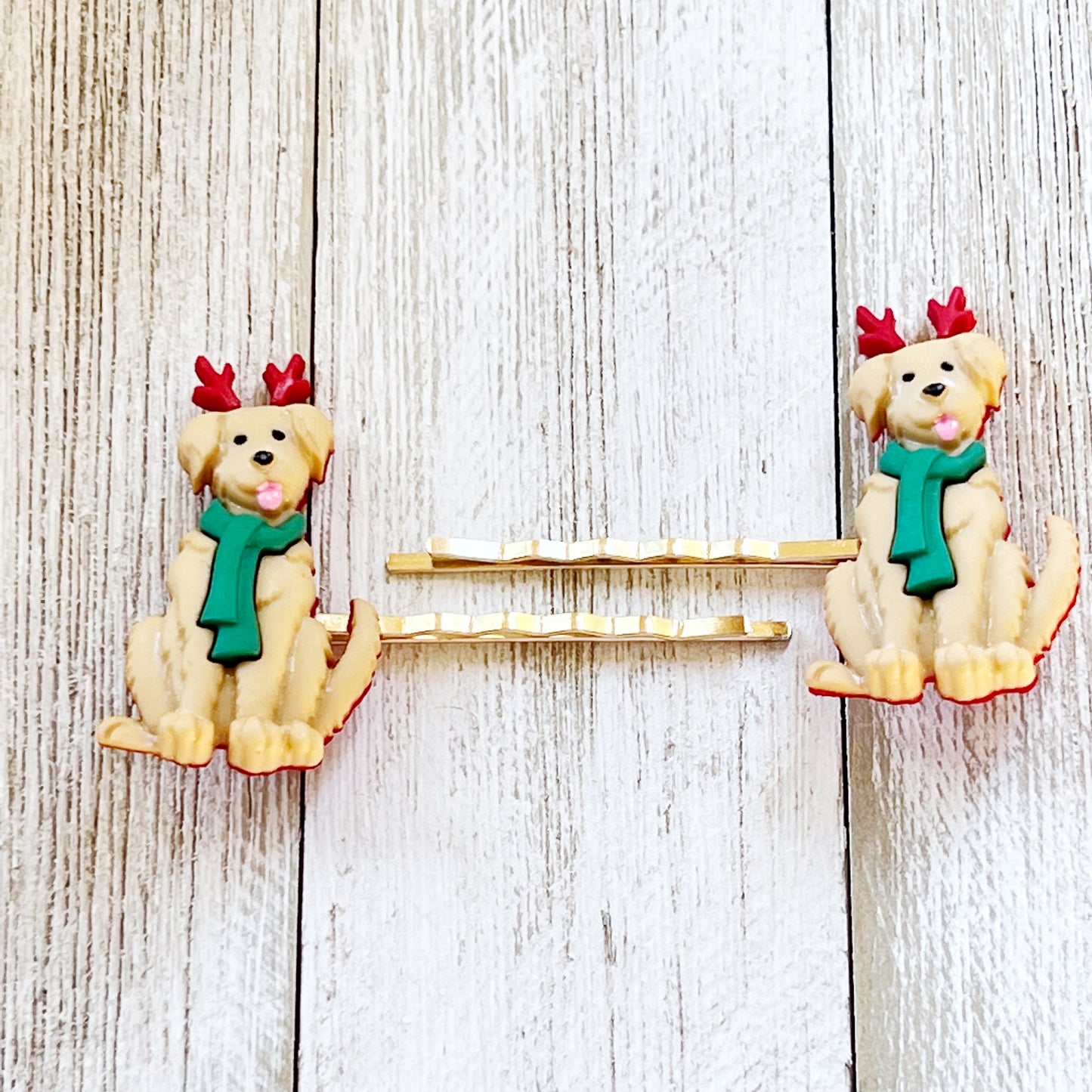 Winter Dog Christmas Hair Pins: Festive Accessories for Pet Lovers