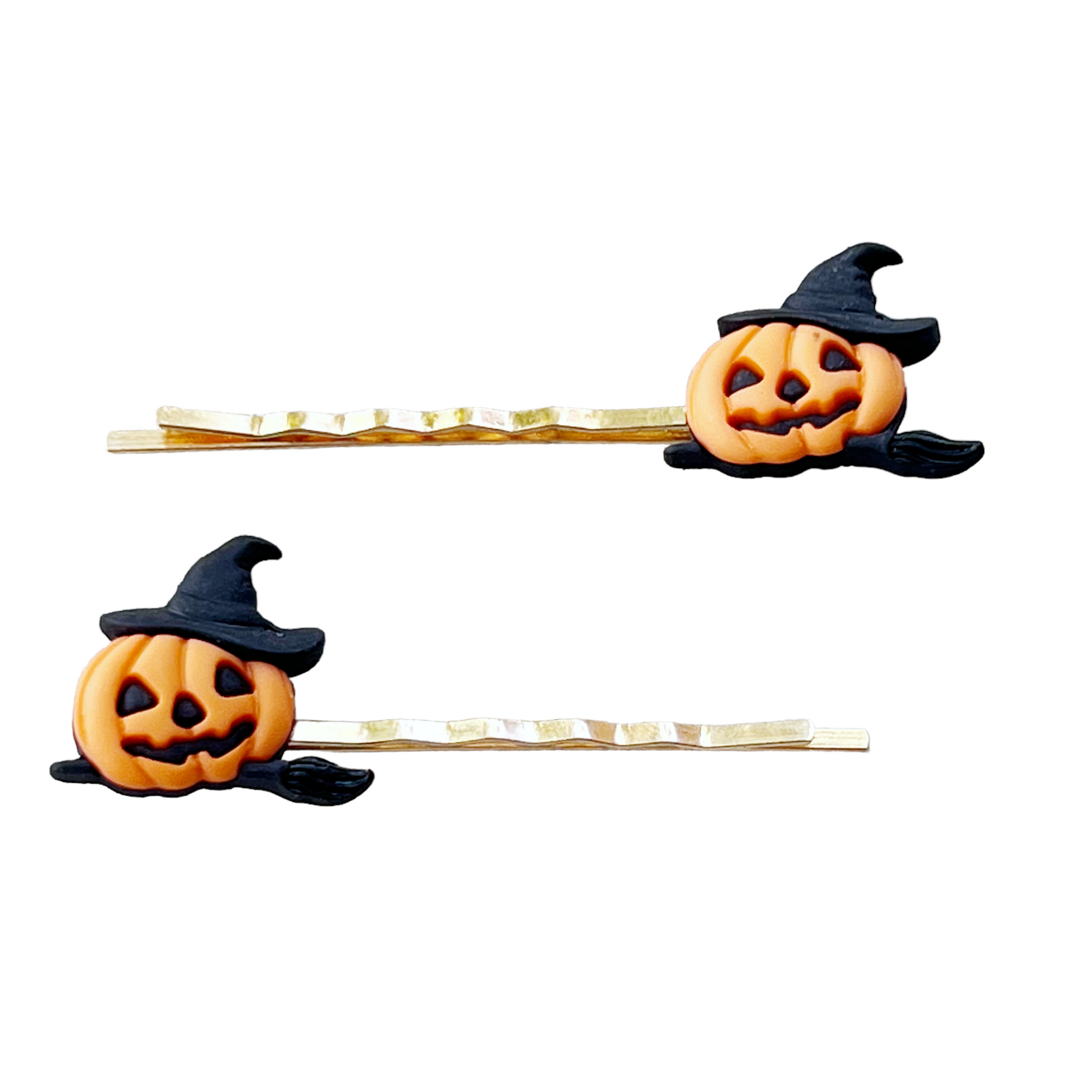 Halloween Pumpkin Witch Hair Pins