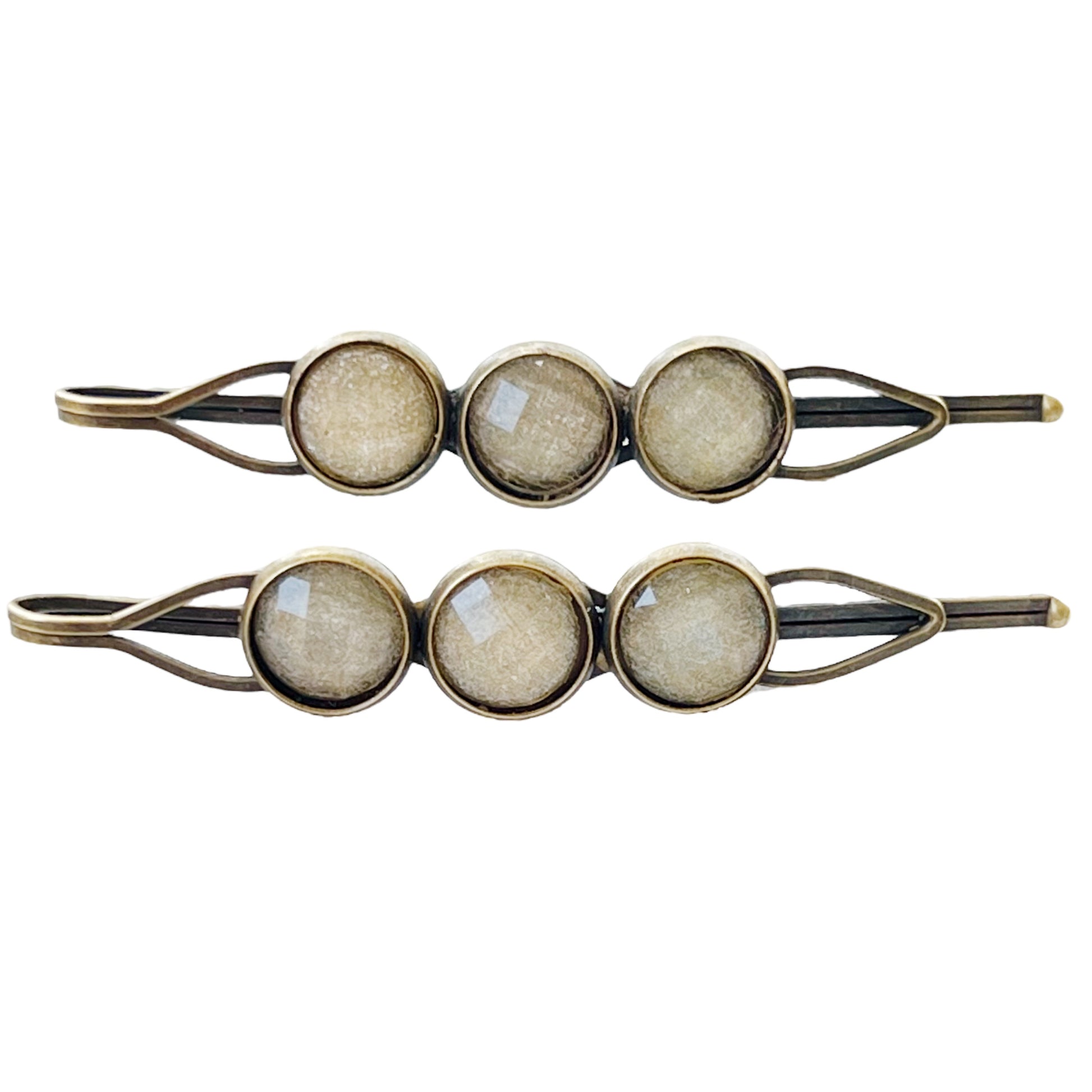 Yellow Glitter Acrylic Hair Pins - Sparkling & Stylish Accessories