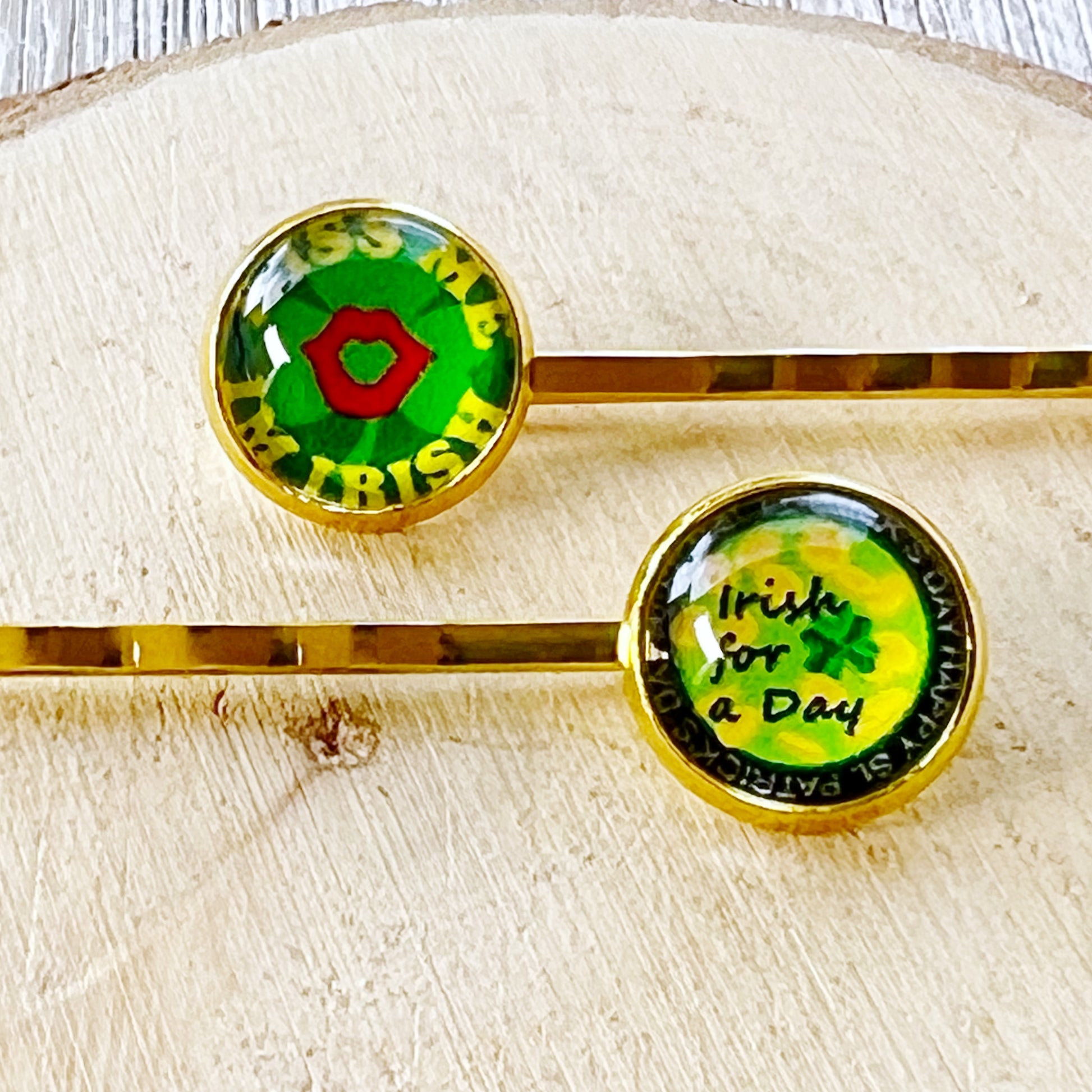 Funny Saying St Patricks Day Bobby Pins