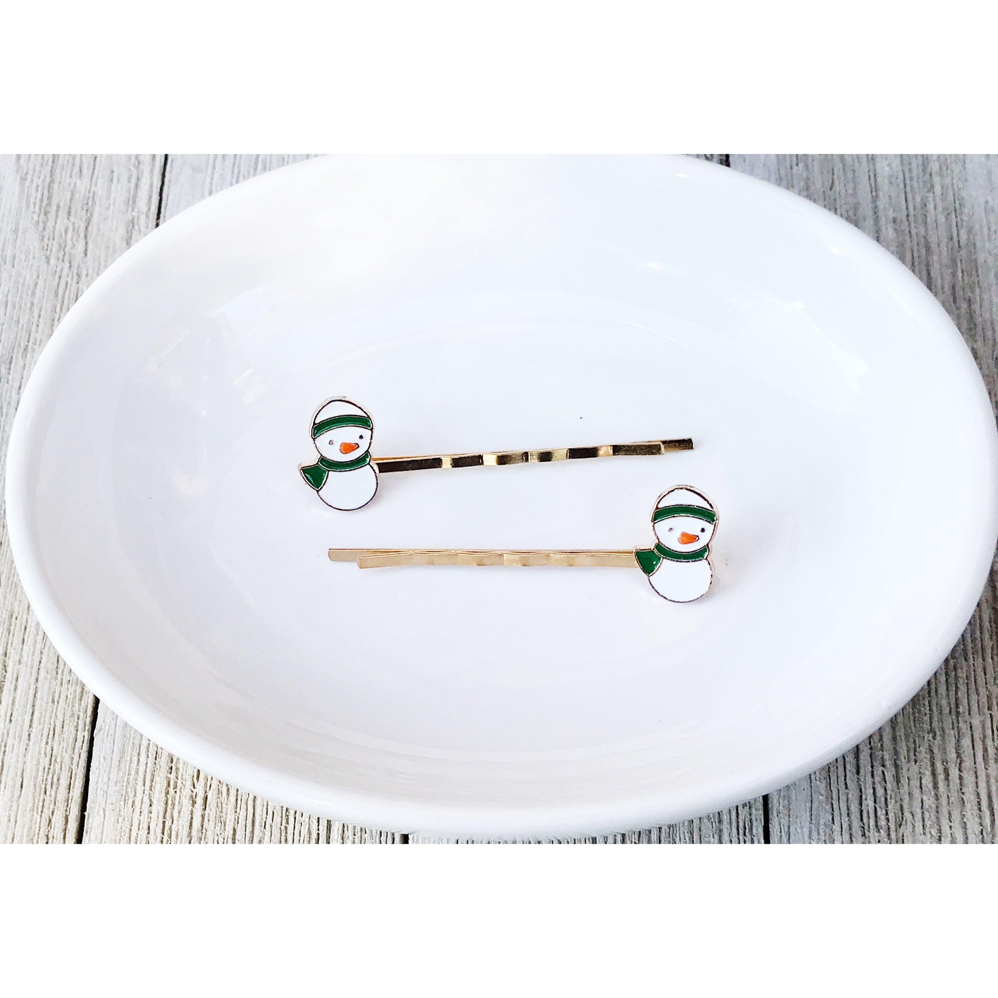 Penguin Hair Pins, Christmas Hair Pins, Penguin Bobby Pins, Decorative Hair Clips, Womans Barrettes, Womens Hair Clips, Holiday Bobby Pins