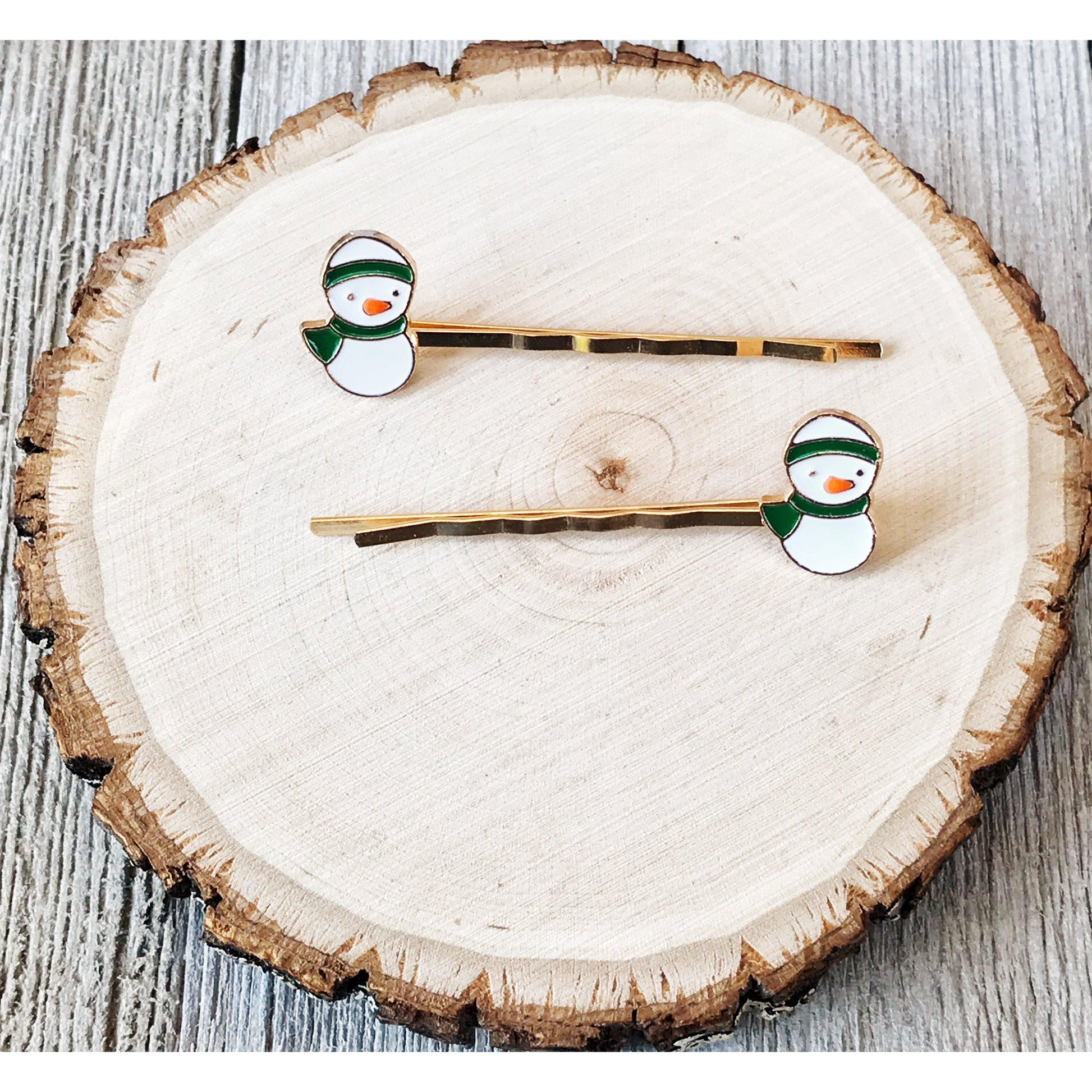 Penguin Hair Pins, Christmas Hair Pins, Penguin Bobby Pins, Decorative Hair Clips, Womans Barrettes, Womens Hair Clips, Holiday Bobby Pins