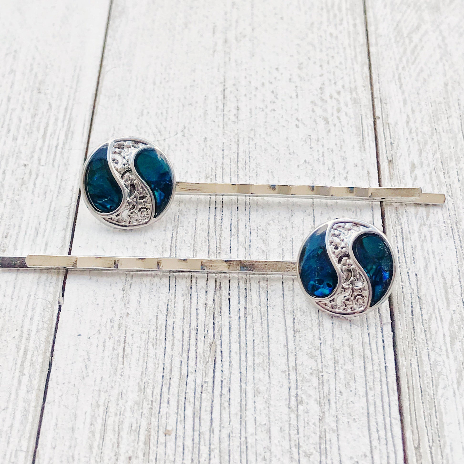 Yin Yang Wave Jewelry Hair Pins for Women - Stylish & Symbolic Accessories