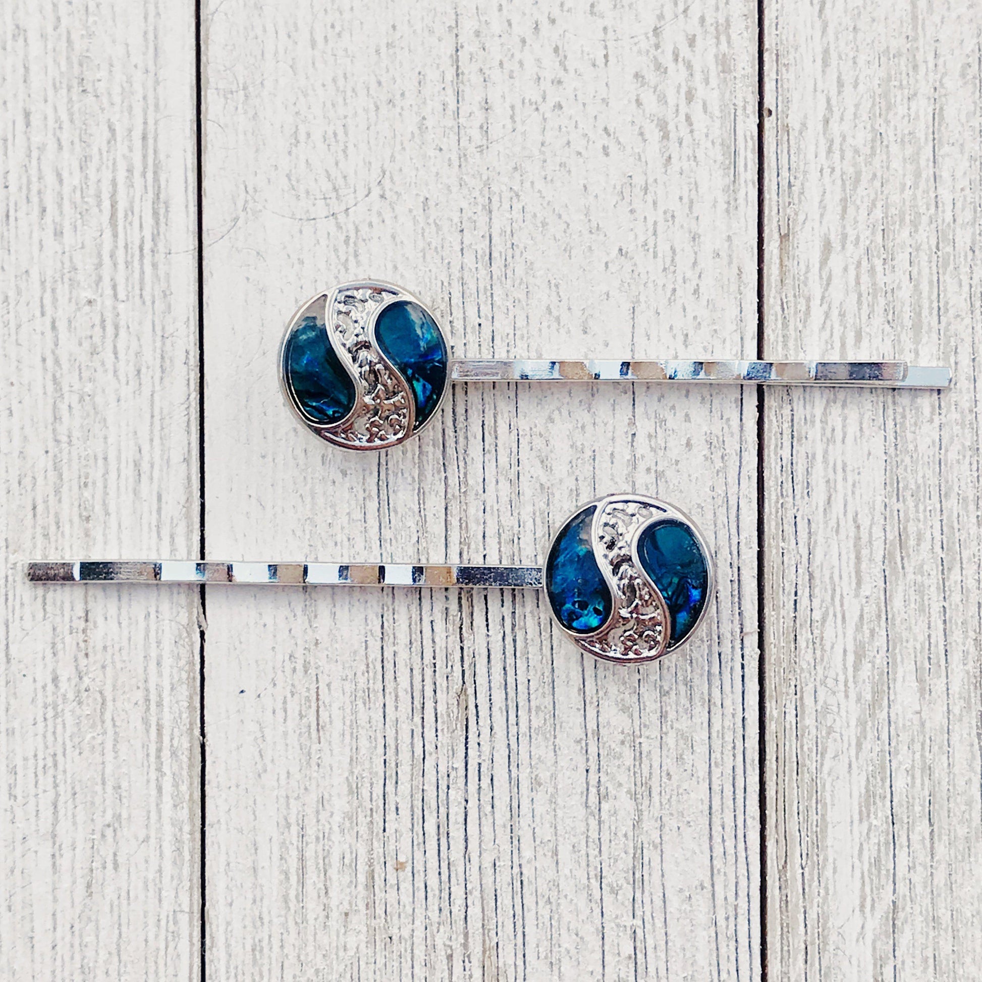 Yin Yang Wave Jewelry Hair Pins for Women - Stylish & Symbolic Accessories